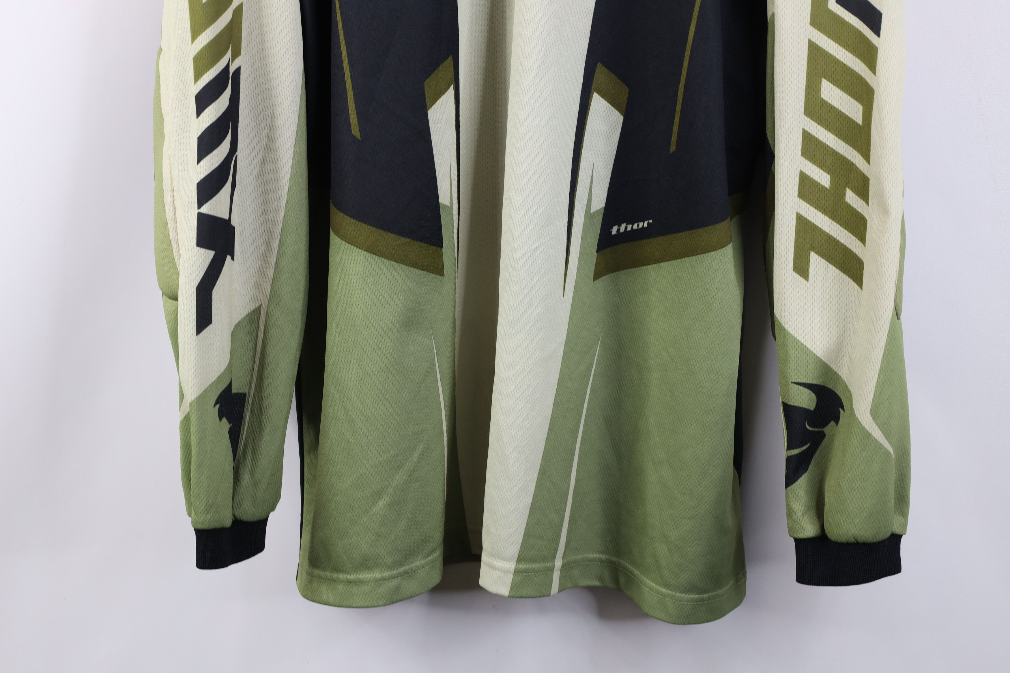 Vintage Vintage Thor Motocross Long Sleeve Racing Jersey T-Shirt Size US M / EU 48-50 / 2 - 3 Thumbnail