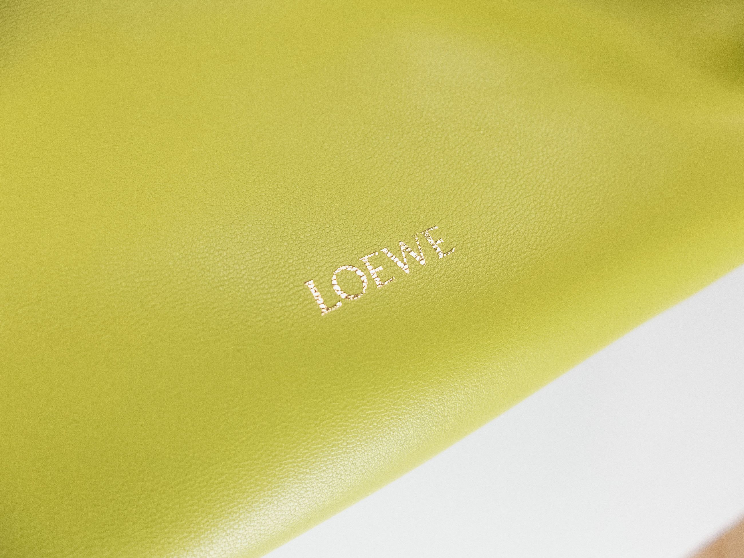 Loewe LOEWE Flamenco anise green leather shoulder bag authentic Size ONE SIZE - 9 Thumbnail