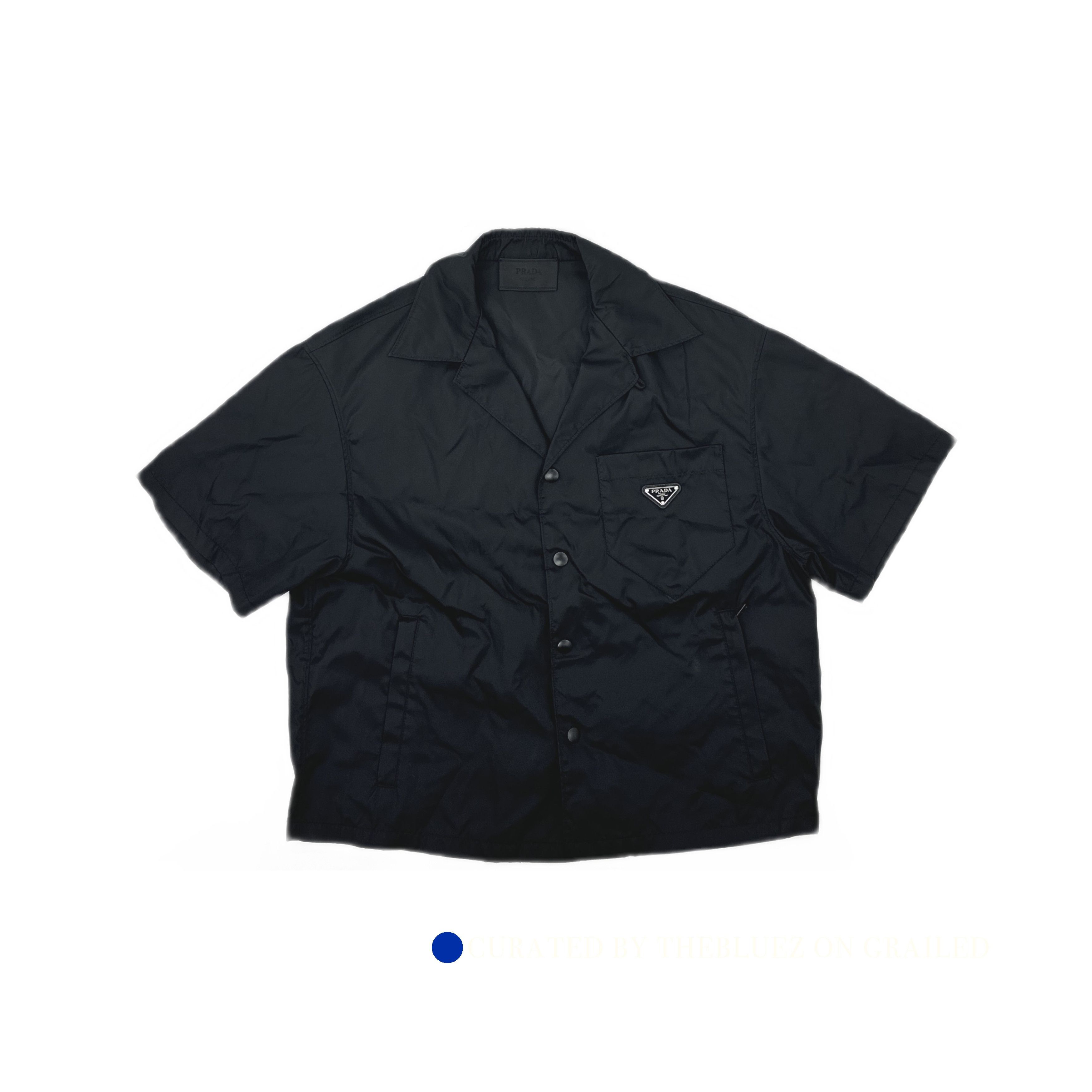 Prada Short Sleeve Logo Shirt in Black Size US M / EU 48-50 / 2 - 1 Thumbnail