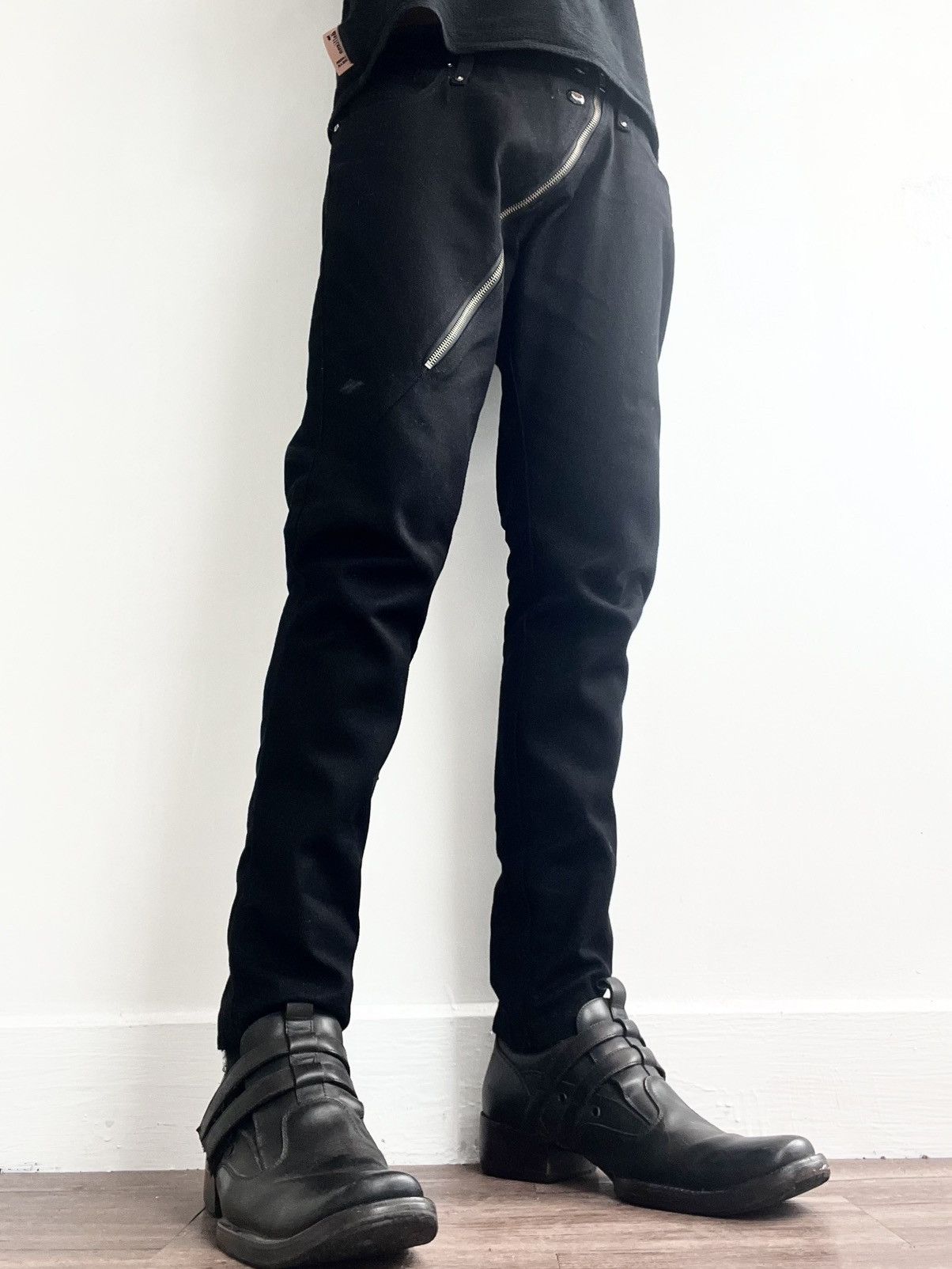 Japanese Brand 2000s Milkboy Avant-Garde Baggy Pants Size US 32 / EU 48 - 3 Thumbnail