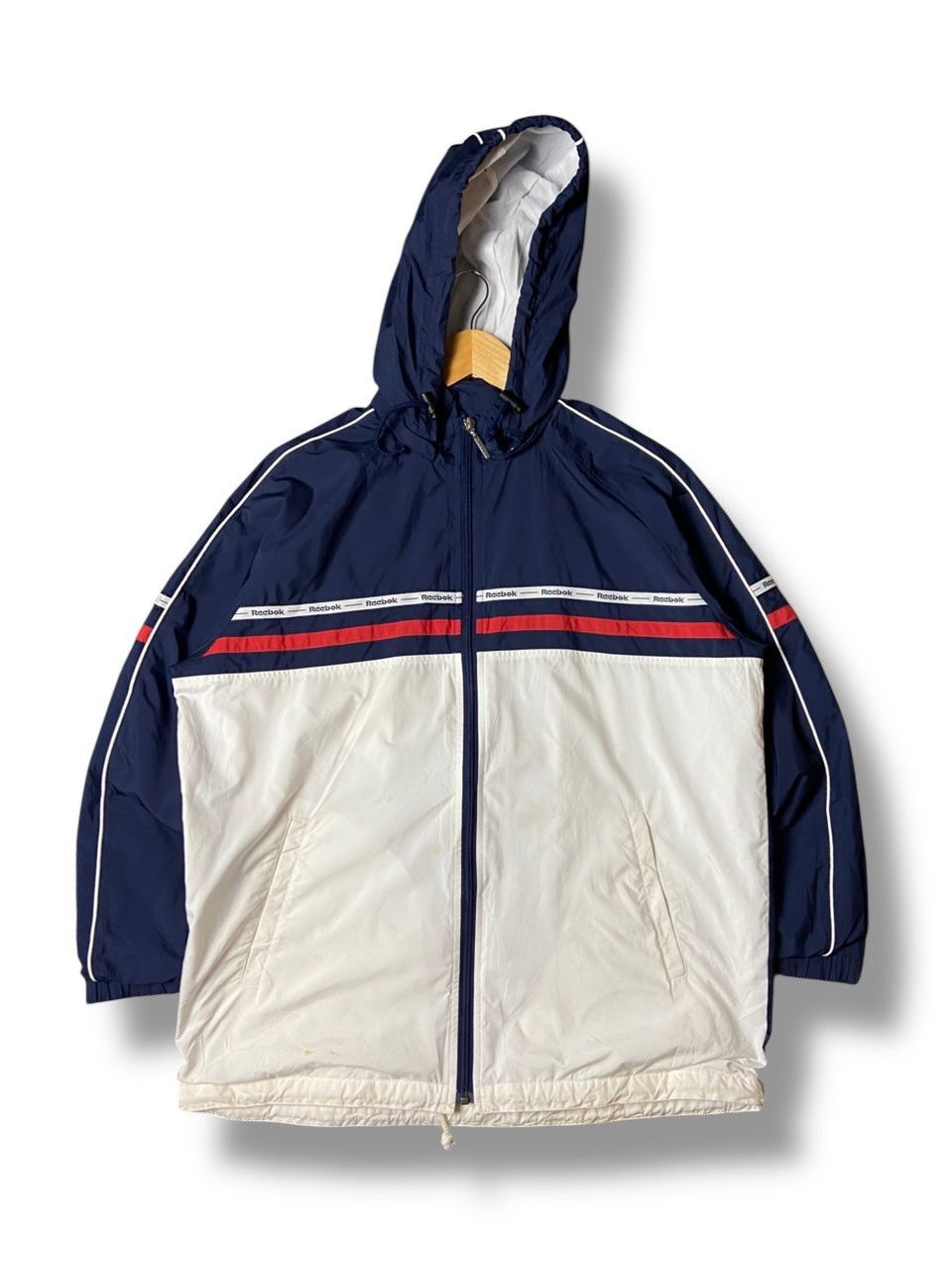 Japanese Brand × Reebok × Vintage REEBOK Brand Lightweight Zipped Windbreaker (122) Size US M / EU 48-50 / 2 - 1 Thumbnail