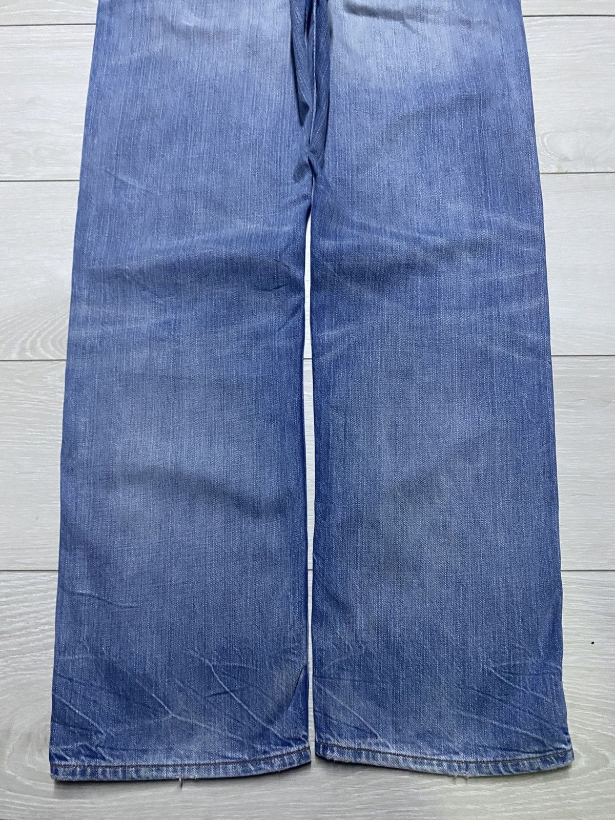 Gap Vintage Gap Denim Buckle Back Faded Loose Jeans Size US 32 / EU 48 - 6 Thumbnail