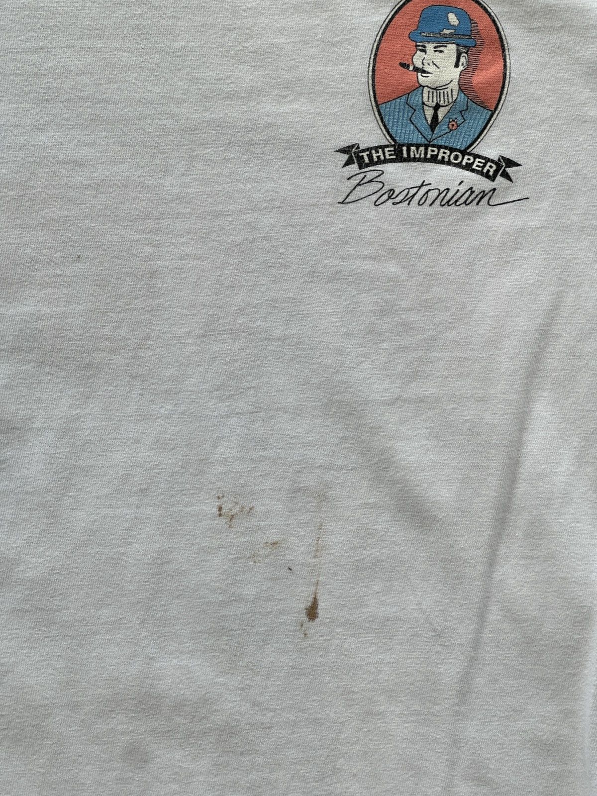 Vintage Vintage 90s The Improper Staff Bostonian Tee XL Size US XL / EU 56 / 4 - 7 Thumbnail