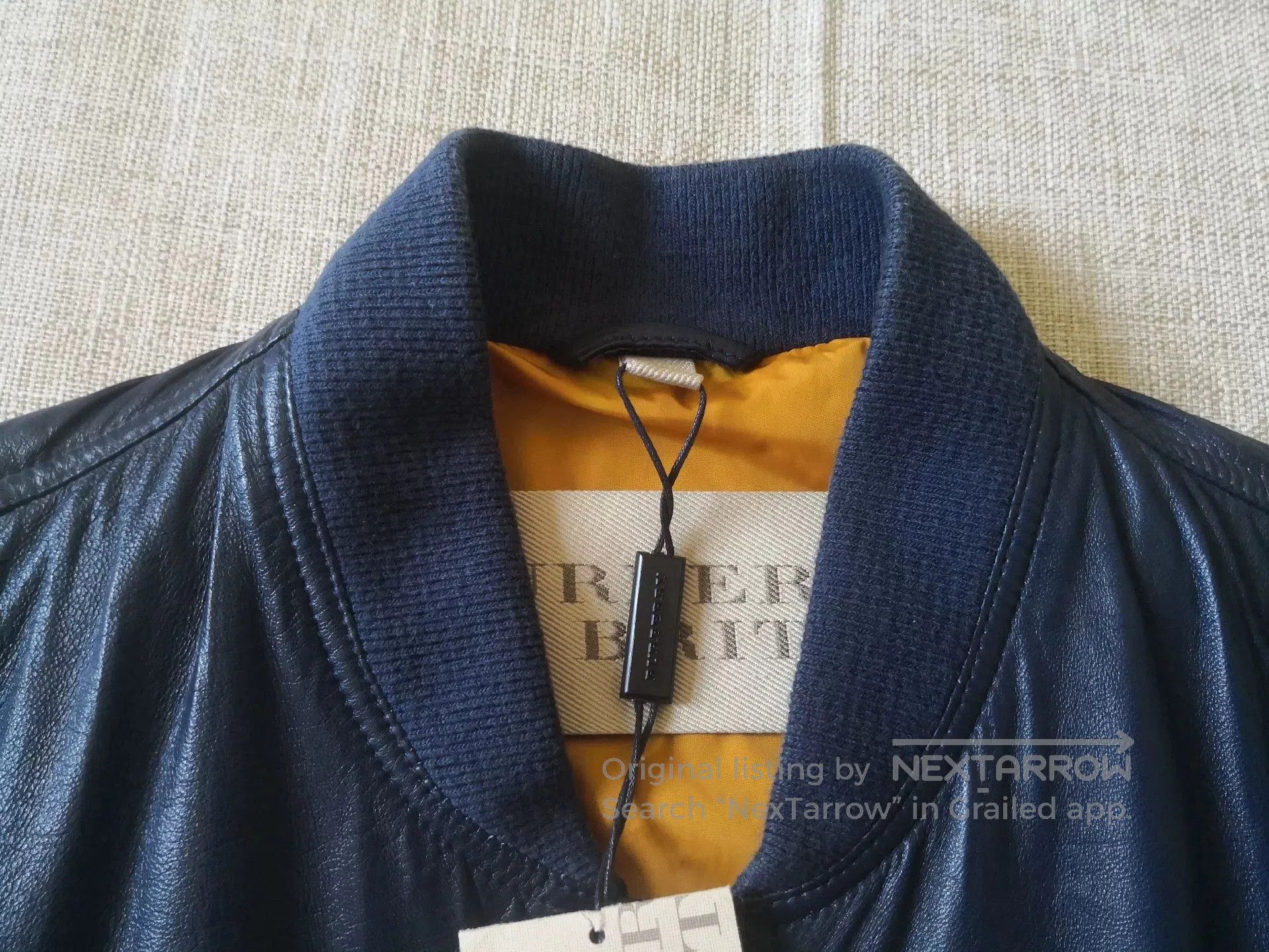 Burberry Burberry Leather Pilot Jacket. Size US M / EU 48-50 / 2 - 2 Thumbnail