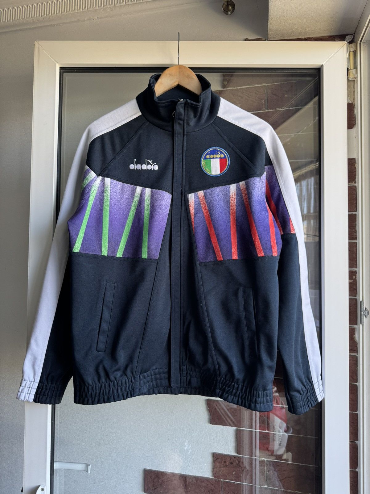 Diadora Retro Diadora Italy Word Cup 1994 Zip Hoodie Size US S / EU 44-46 / 1 - 4 Thumbnail