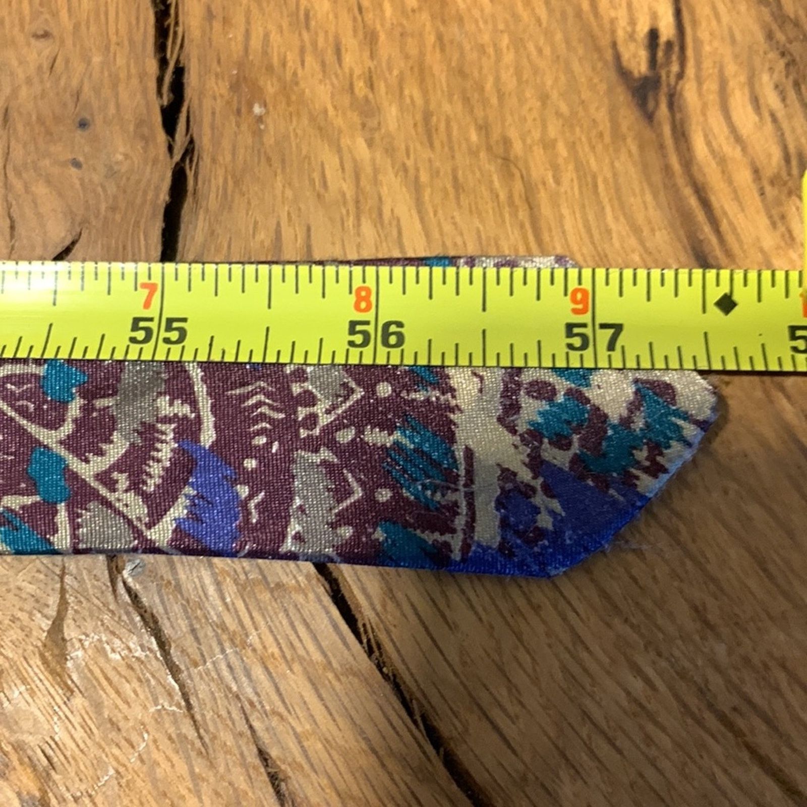 Vintage 80’s Egon von Furstenberg silk blend abstract modernist tie Size ONE SIZE - 10 Thumbnail