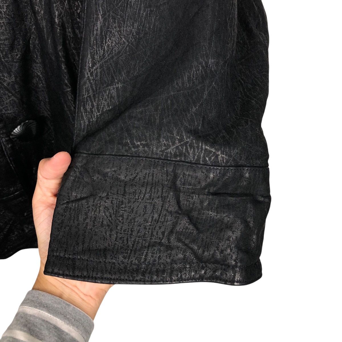 Japanese Brand 📌Vintage Bomber Leather Jacket Florence Italy Issey Miyake Size US M / EU 48-50 / 2 - 16 Thumbnail