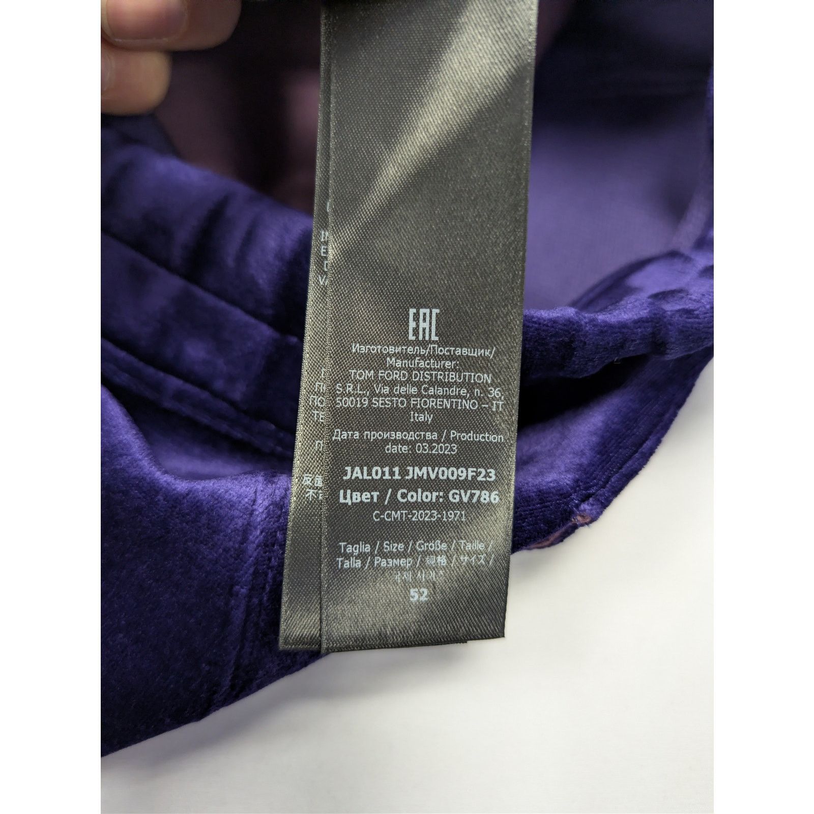 Tom Ford o1rshd1 Cut and Sewn Pants Woven Pants in Purple Size US 36 / EU 52 - 16 Thumbnail