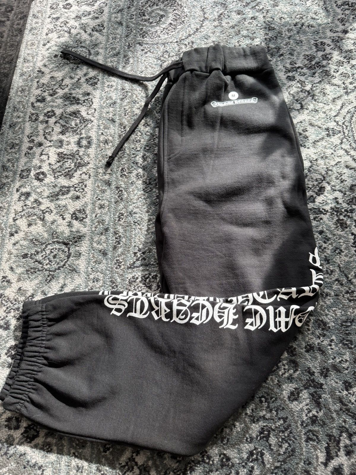 Chrome Hearts Chrome Hearts Scroll Logo Sweatpants Size US 32 / EU 48 - 2 Thumbnail
