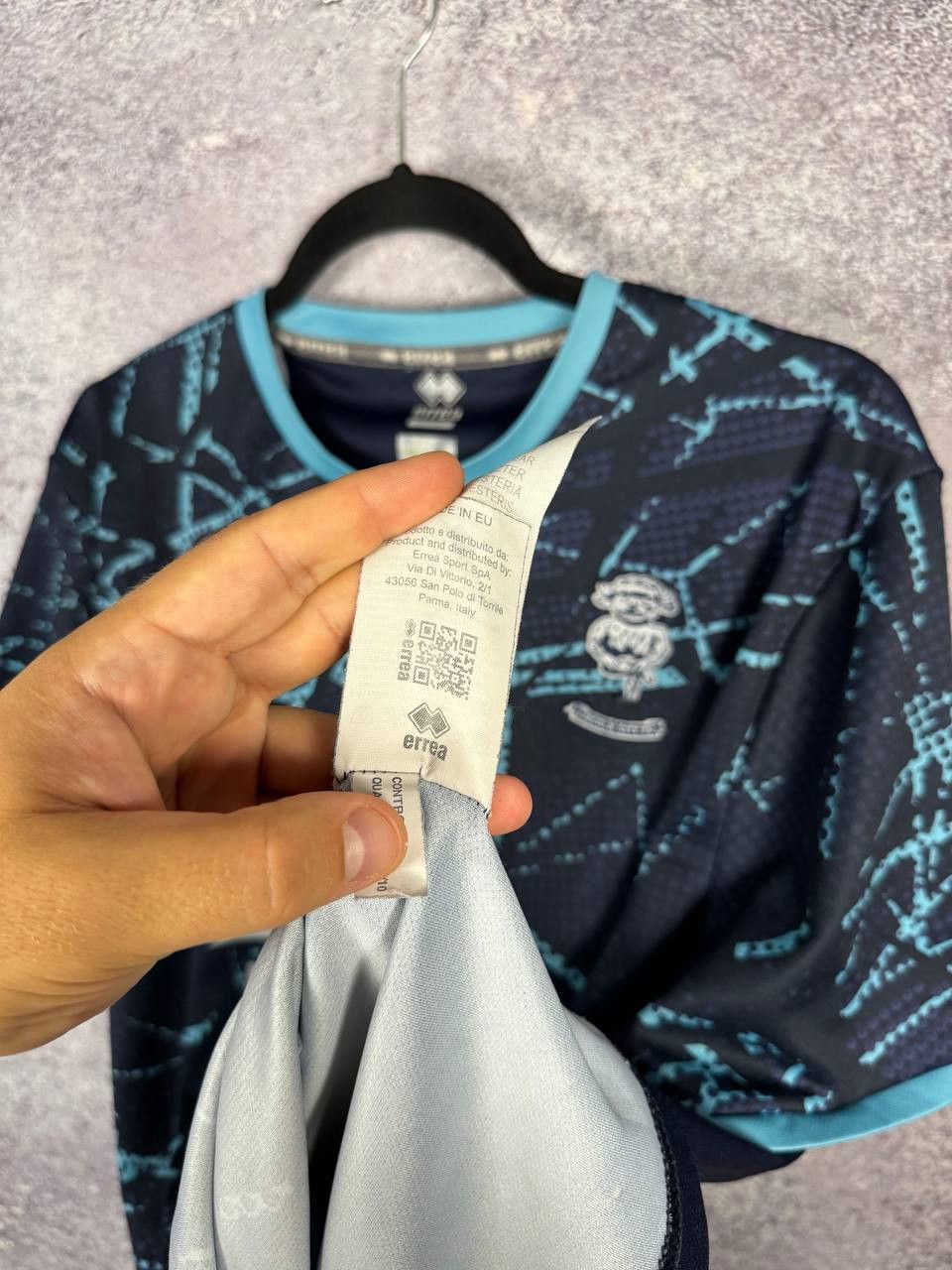 Errea Lincoln City FC 2021/22 Errea Away Soccer Jersey Blokcore Size US XL / EU 56 / 4 - 12 Thumbnail