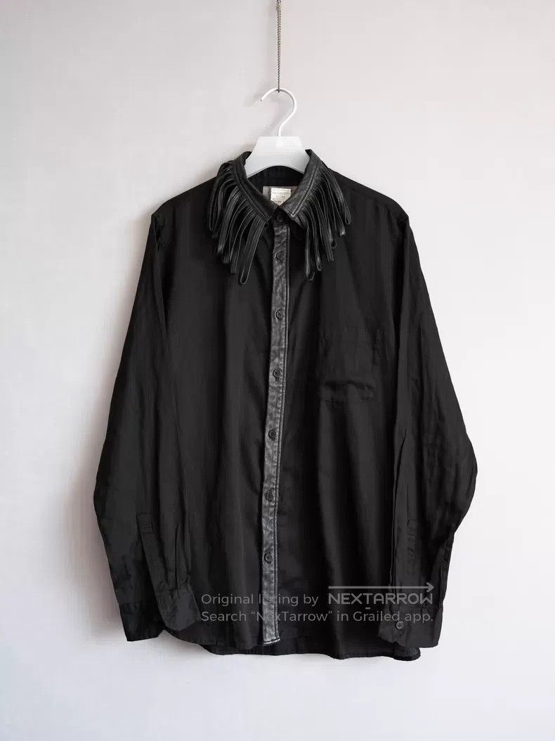 Yohji Yamamoto Yohji Yamamoto 06AW fringed ring detail sheepskin shirt| Size US M / EU 48-50 / 2 - 1 Thumbnail
