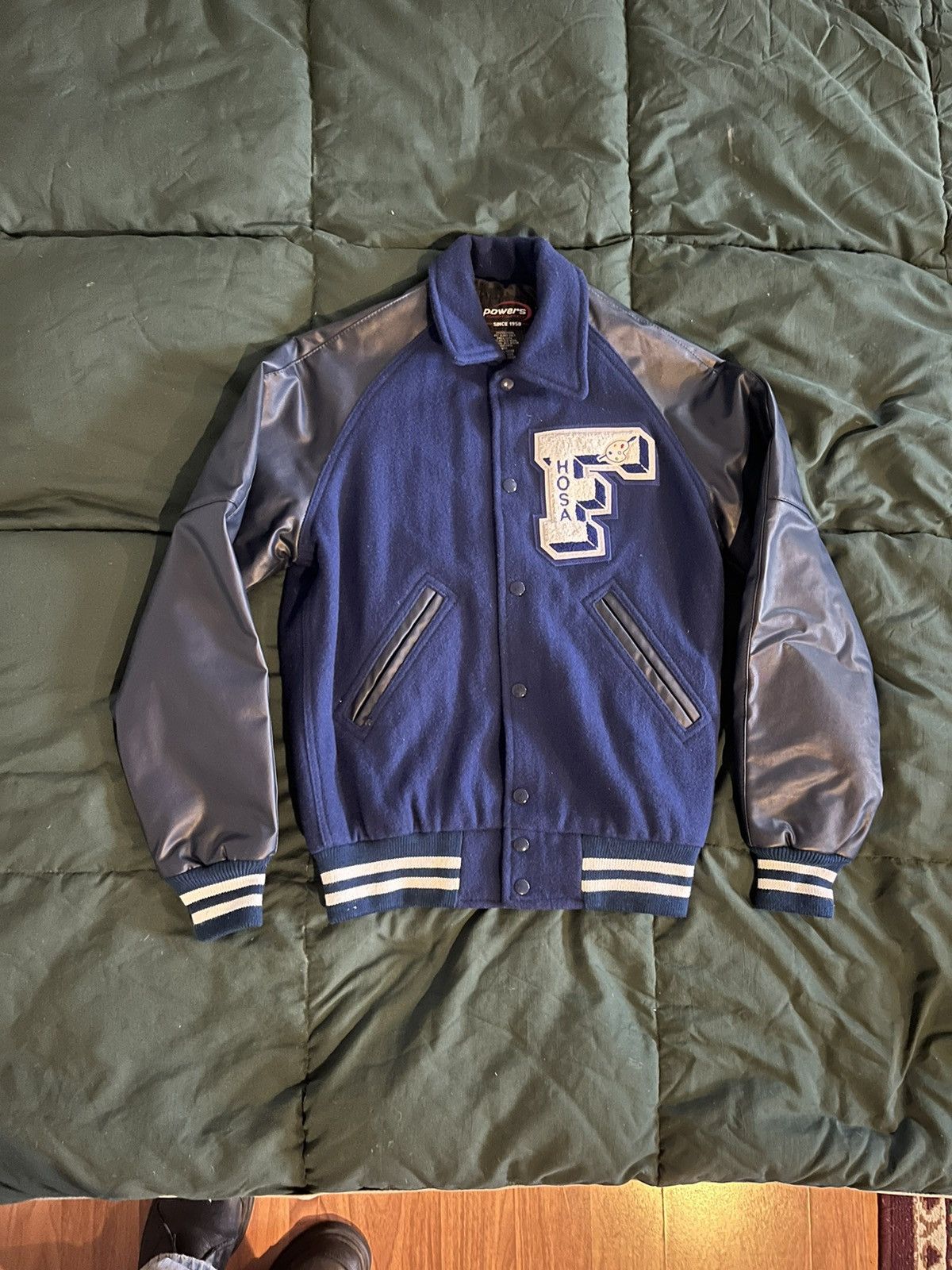 Vintage School Varsity Jacket Size US XS / EU 42 / 0 - 1 Thumbnail