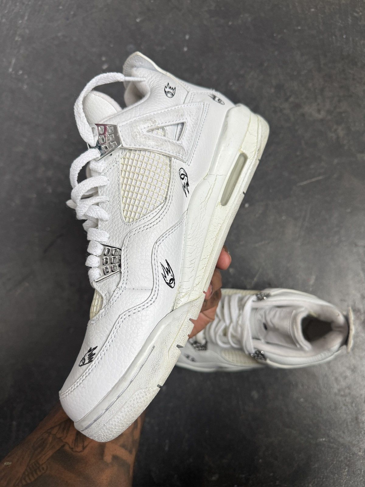 Matty Boy Matty Boy Pure money 4’s Size US 10.5 / EU 43-44 - 6 Thumbnail