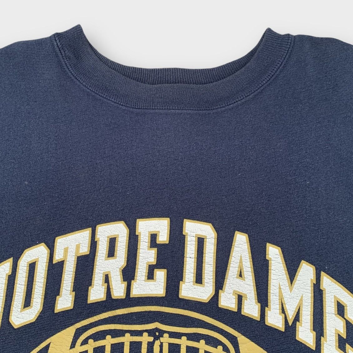 Champion × NCAA Vintage 90s Champion Reverse Weave Notre Dame Football Size M / US 6-8 / IT 42-44 - 5 Thumbnail