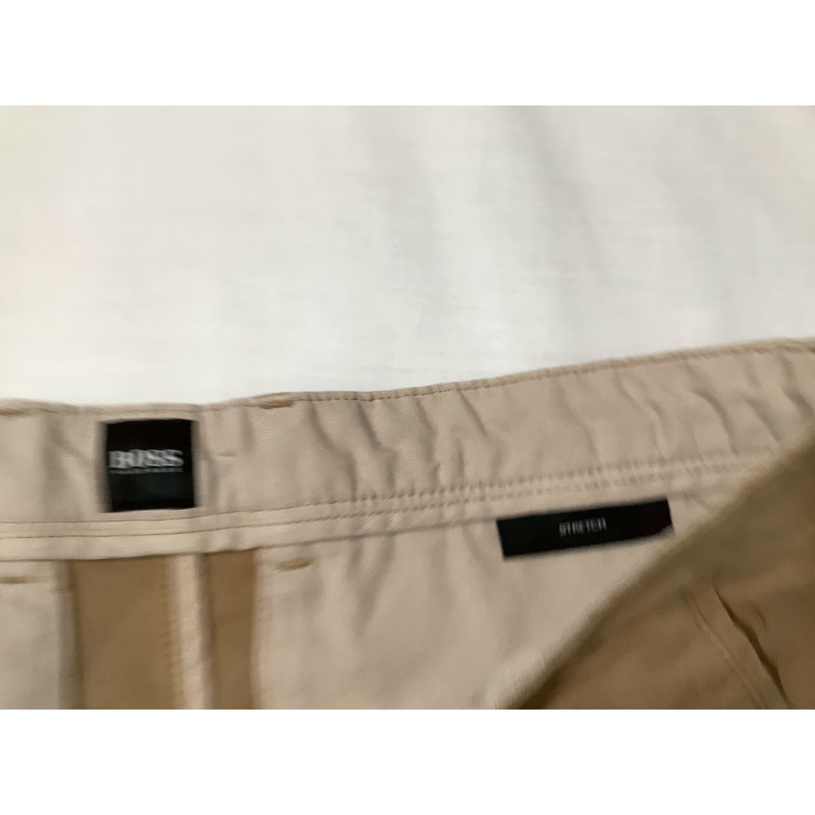 Hugo Boss BOSS Hugo Boss Shorts Mens 32 Beige Chino Stretch Flat Front Cotton Casual Size US 32 / EU 48 - 3 Thumbnail