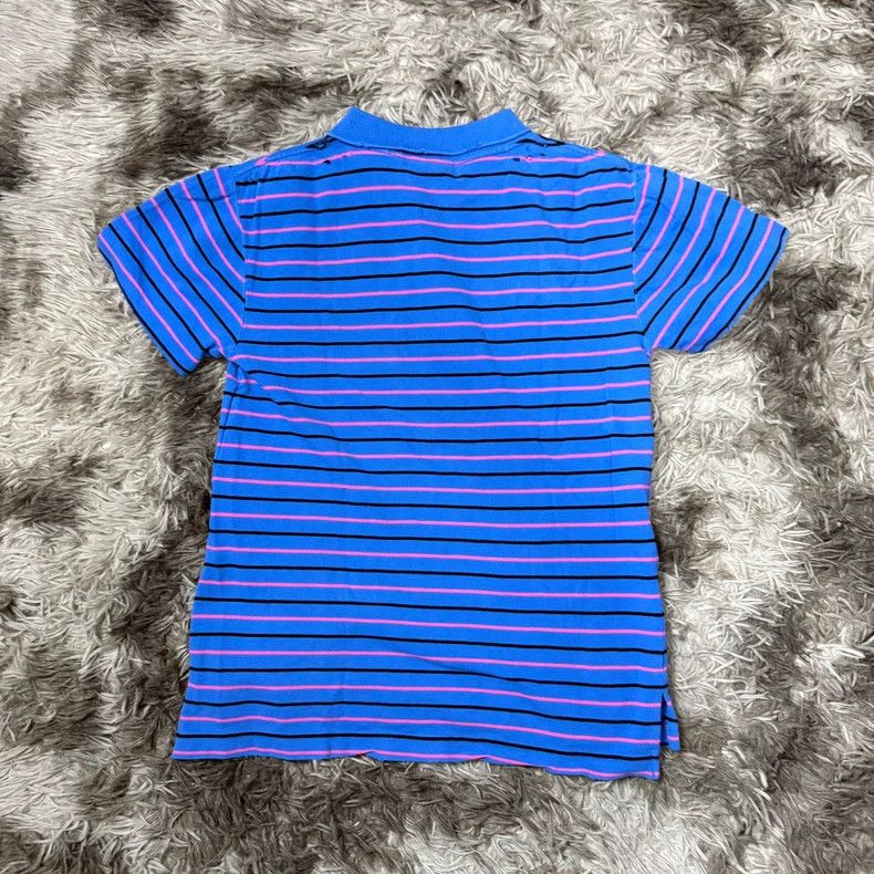 Balenciaga Balenciaga 25ss New Wheat Spike Striped Polo Shirt Size US S / EU 44-46 / 1 - 2 Thumbnail