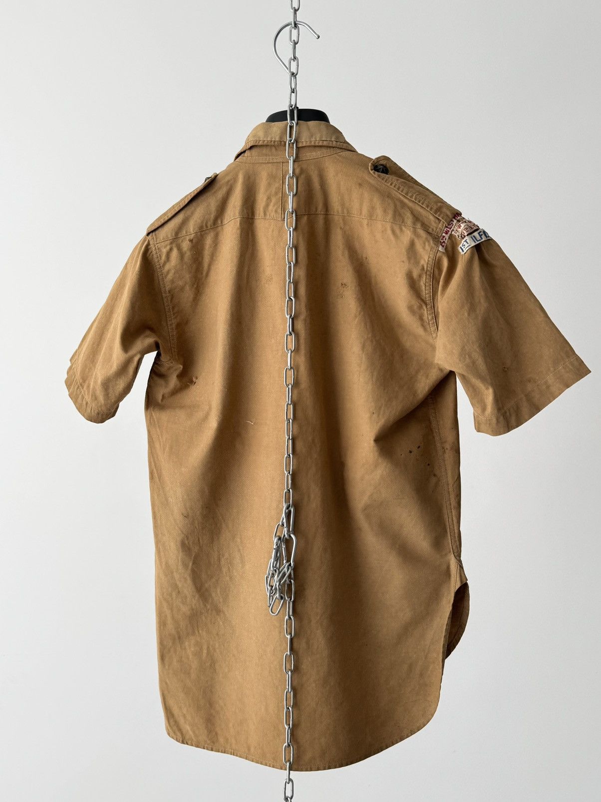 Vintage Original 1940s British Boy Scouts Patches Shirt Size US S / EU 44-46 / 1 - 8 Thumbnail