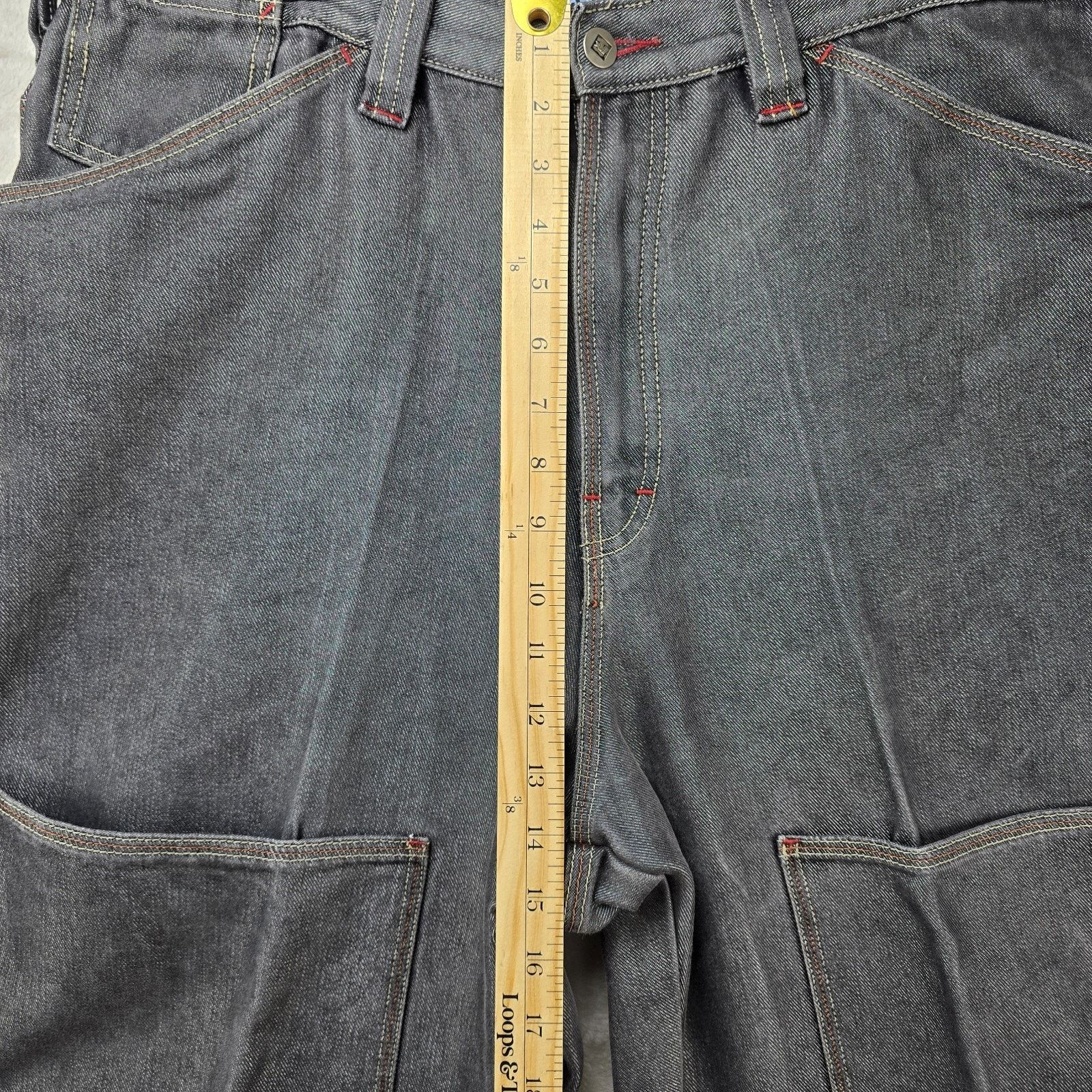 Mecca Vtg Mecca Jeans Mens 38 (Fits36x33) Baggy Chore Pocket Y2K Size US 36 / EU 52 - 16 Thumbnail
