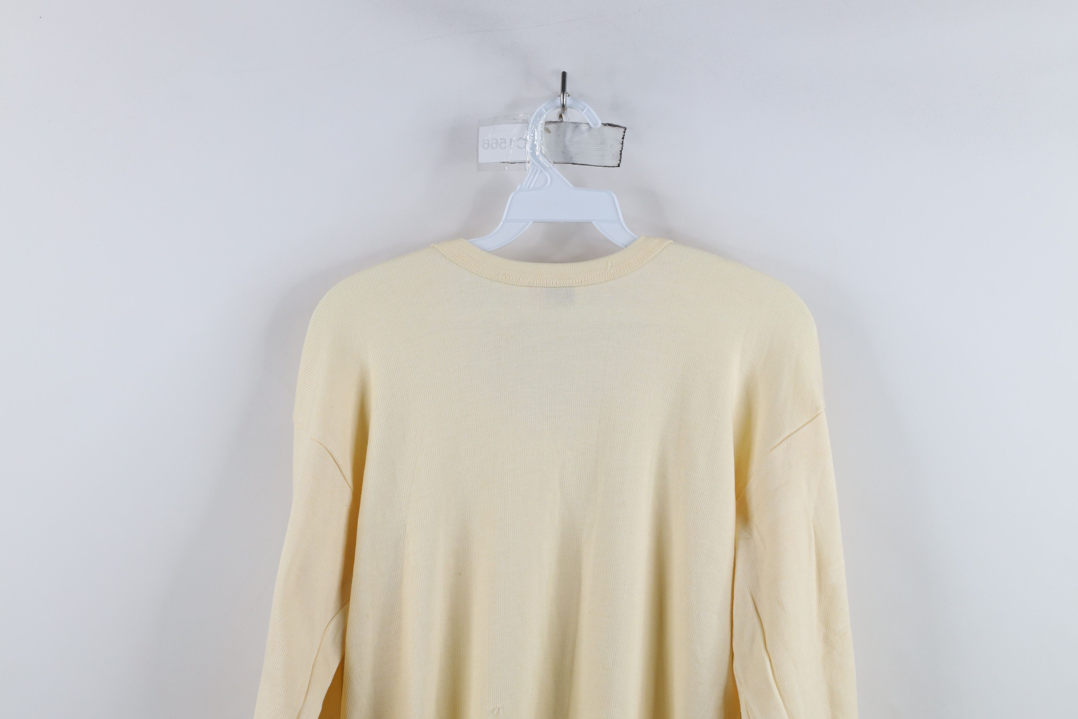 Vintage Vintage 90s Streetwear Ribbed Knit Long Sleeve T-Shirt Size US M / EU 48-50 / 2 - 14 Thumbnail