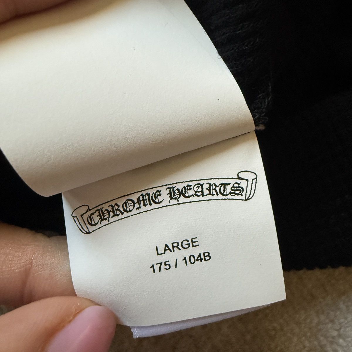 Chrome Hearts Chrome Hearts Cashmere Black T-Shirt L Size US L / EU 52-54 / 3 - 6 Thumbnail