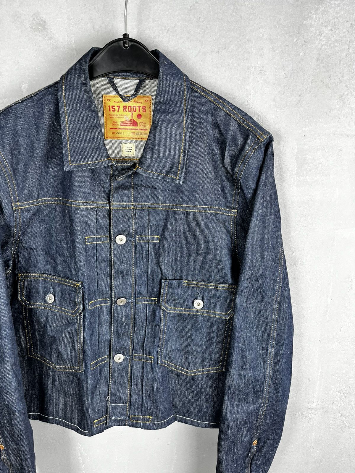 Japanese Brand 157 Roots denim jacket size m Size US M / EU 48-50 / 2 - 2 Thumbnail
