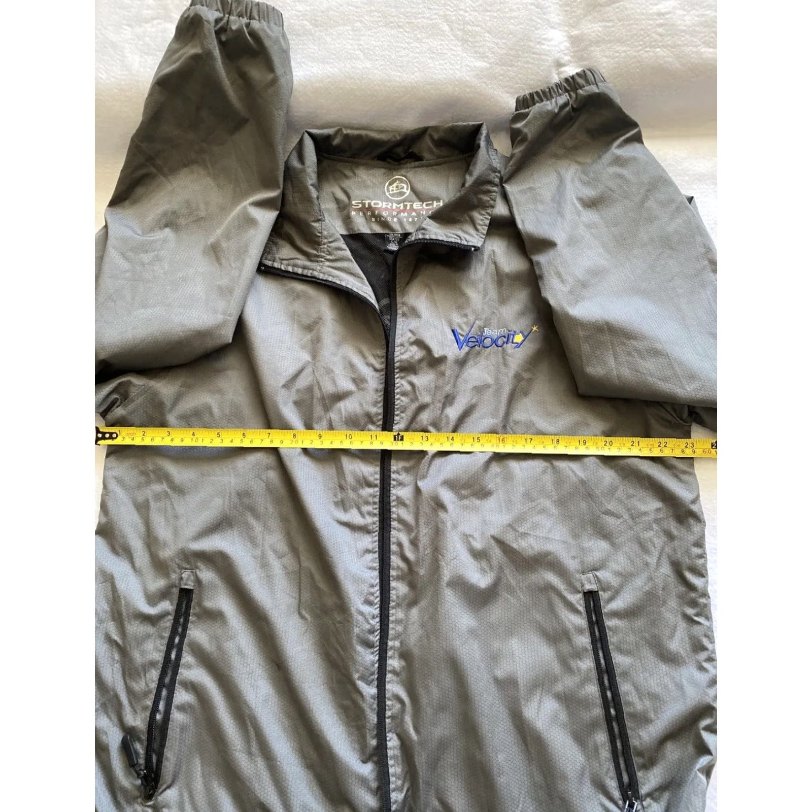 Stormtech Stormtech Windbreaker Mens Size L Performance Battlefield Velocity Gray Full Zip Collared Jacket Size US L / EU 52-54 / 3 - 5 Thumbnail