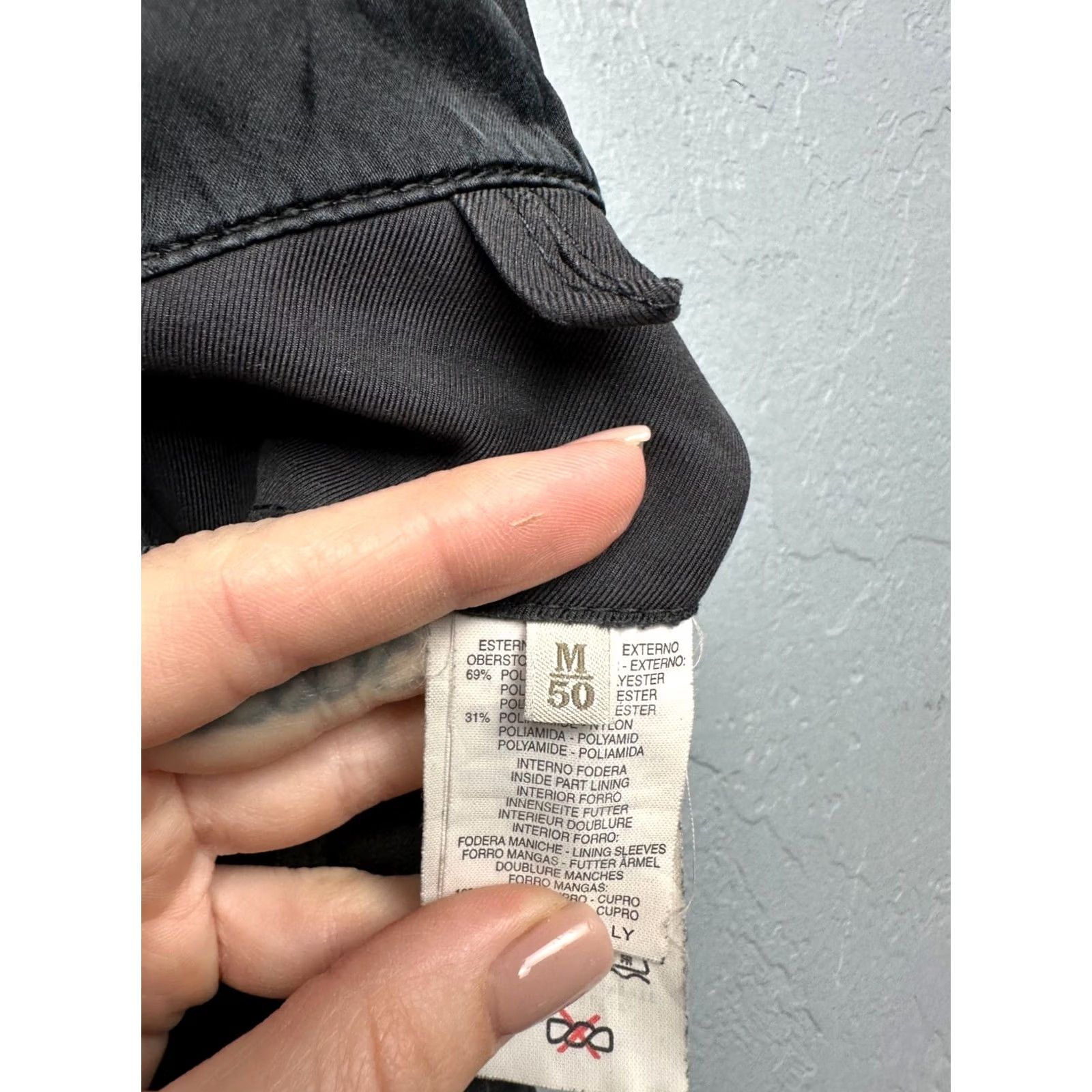 Ermenegildo Zegna Ermenegildo Zegna Coat Nylon Mens M Black Vintage Coat Mens Nylon Zegna Size US M / EU 48-50 / 2 - 6 Thumbnail