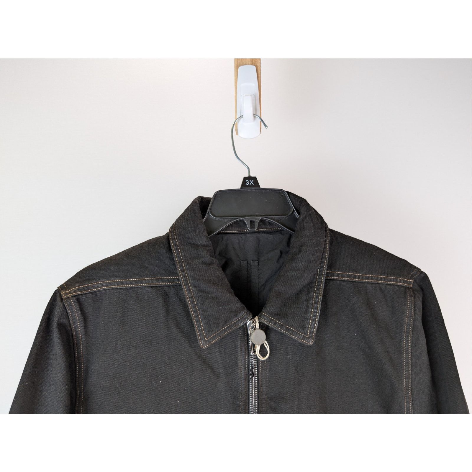 Rick Owens Drkshdw o1rshd1 Zip Front Jacket in Black/Terra Size US L / EU 52-54 / 3 - 2 Thumbnail