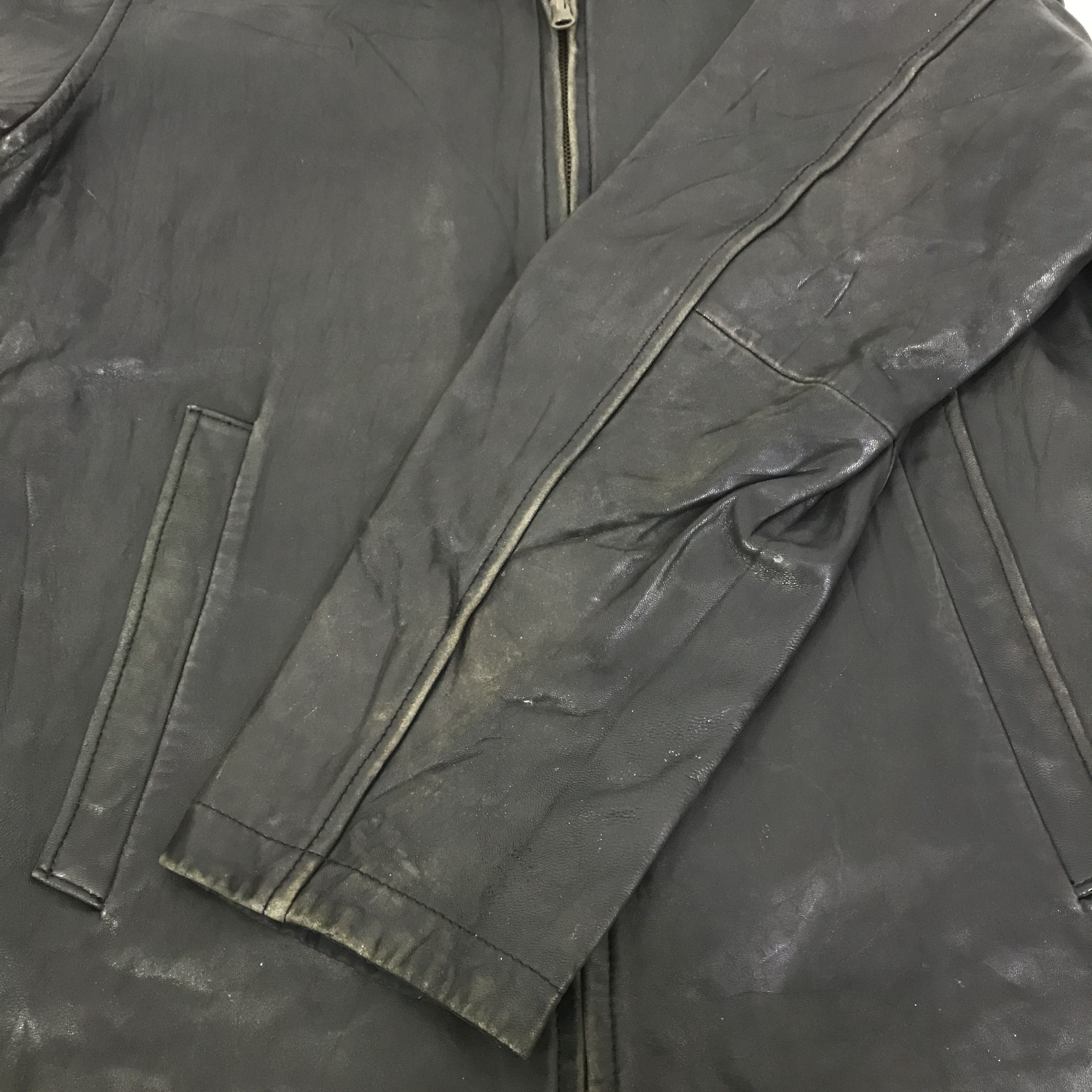 Nautica Vintage Nautica Leather Jacket K115B17 Size US L / EU 52-54 / 3 - 8 Thumbnail