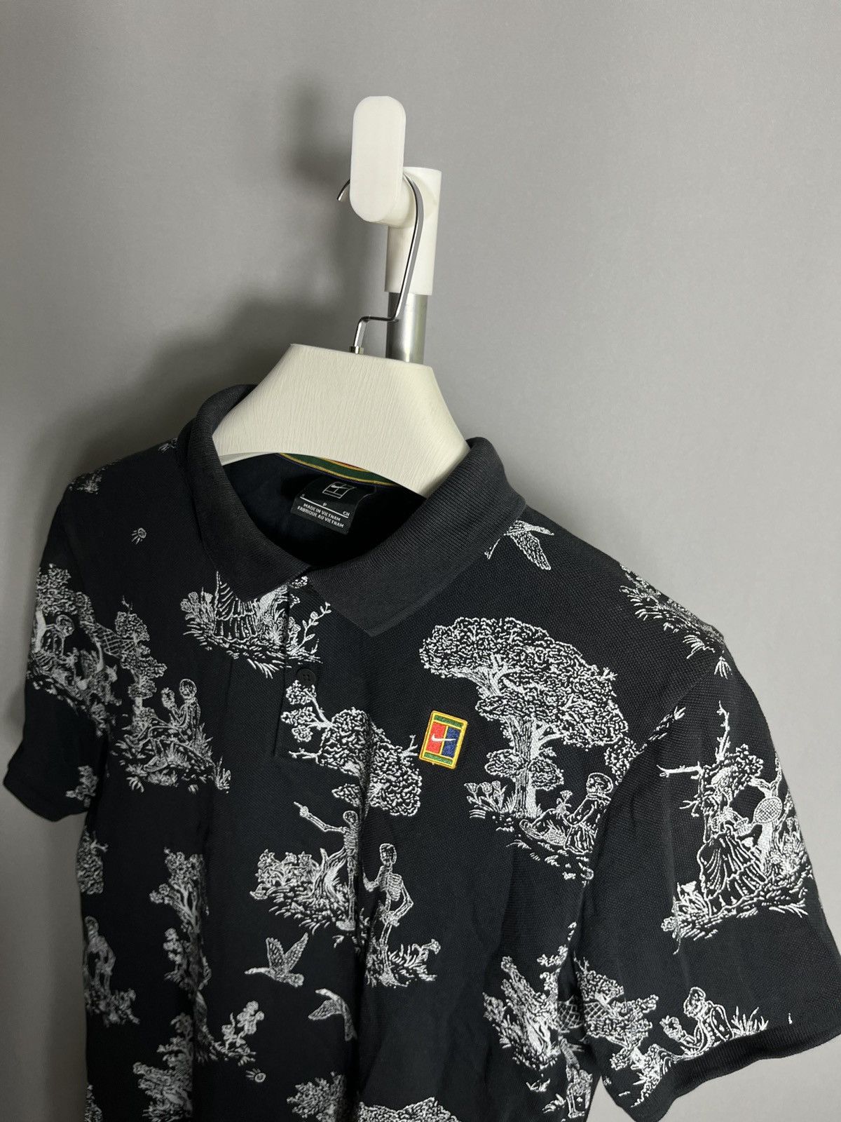 Nike Nike X Andre Agassi Polo Shirt Mens Tennis Court Skeleton Size US S / EU 44-46 / 1 - 2 Thumbnail