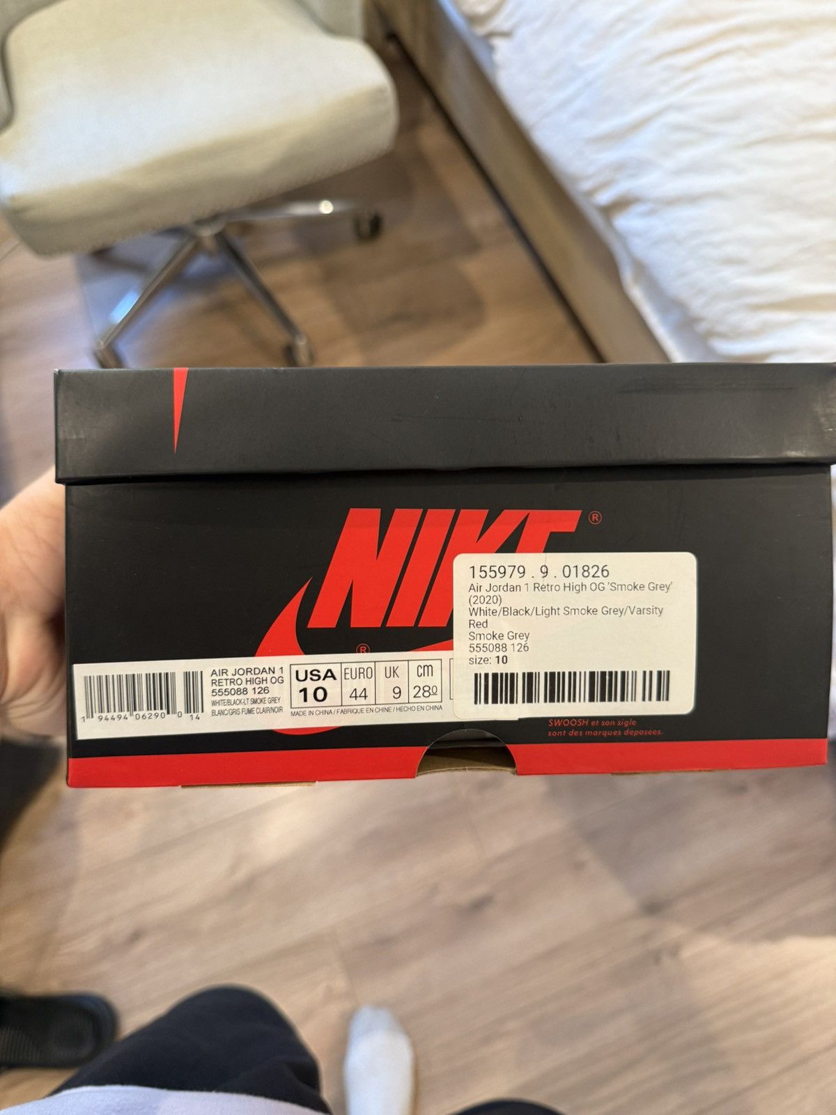 Nike Jordan 1 retro high og Size US 10 / EU 43 - 7 Thumbnail