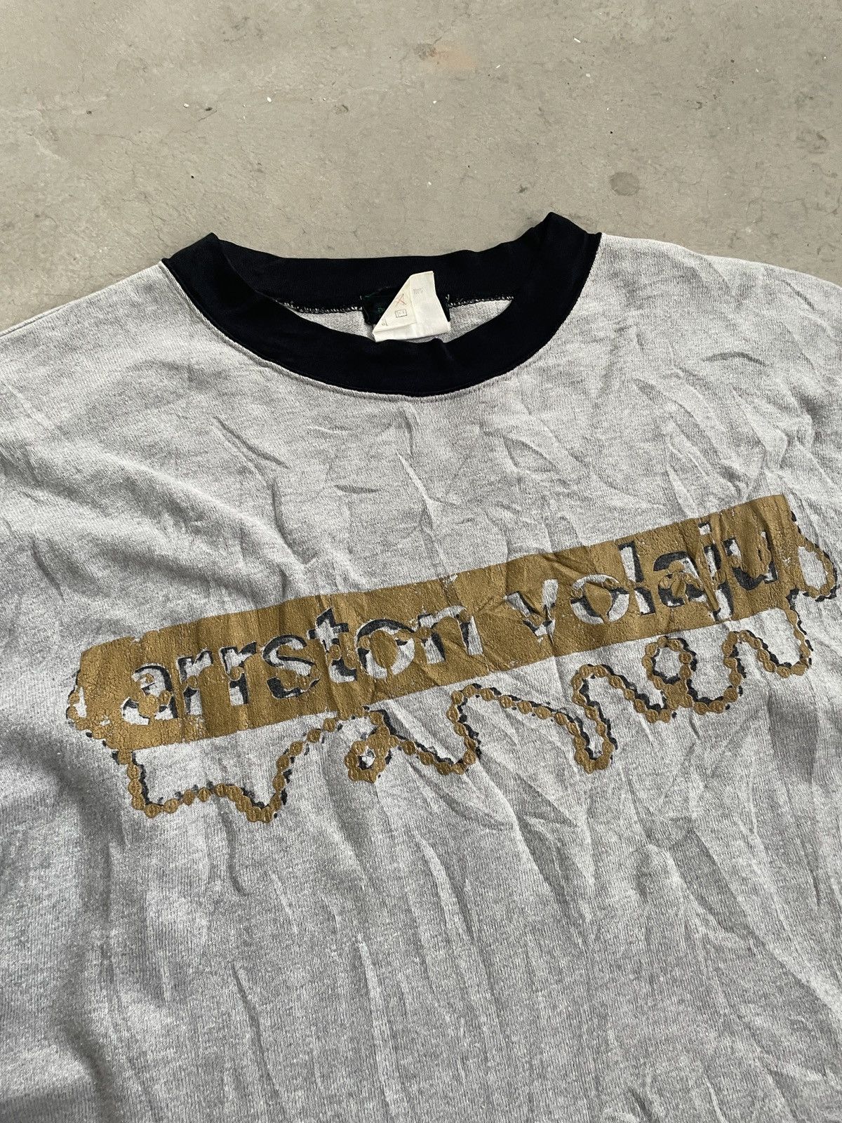 Japanese Brand ARRSTON VOLAJU KOHSHIN SATOH LONG SLEEVE SPELLOUT TEE Size US L / EU 52-54 / 3 - 2 Thumbnail