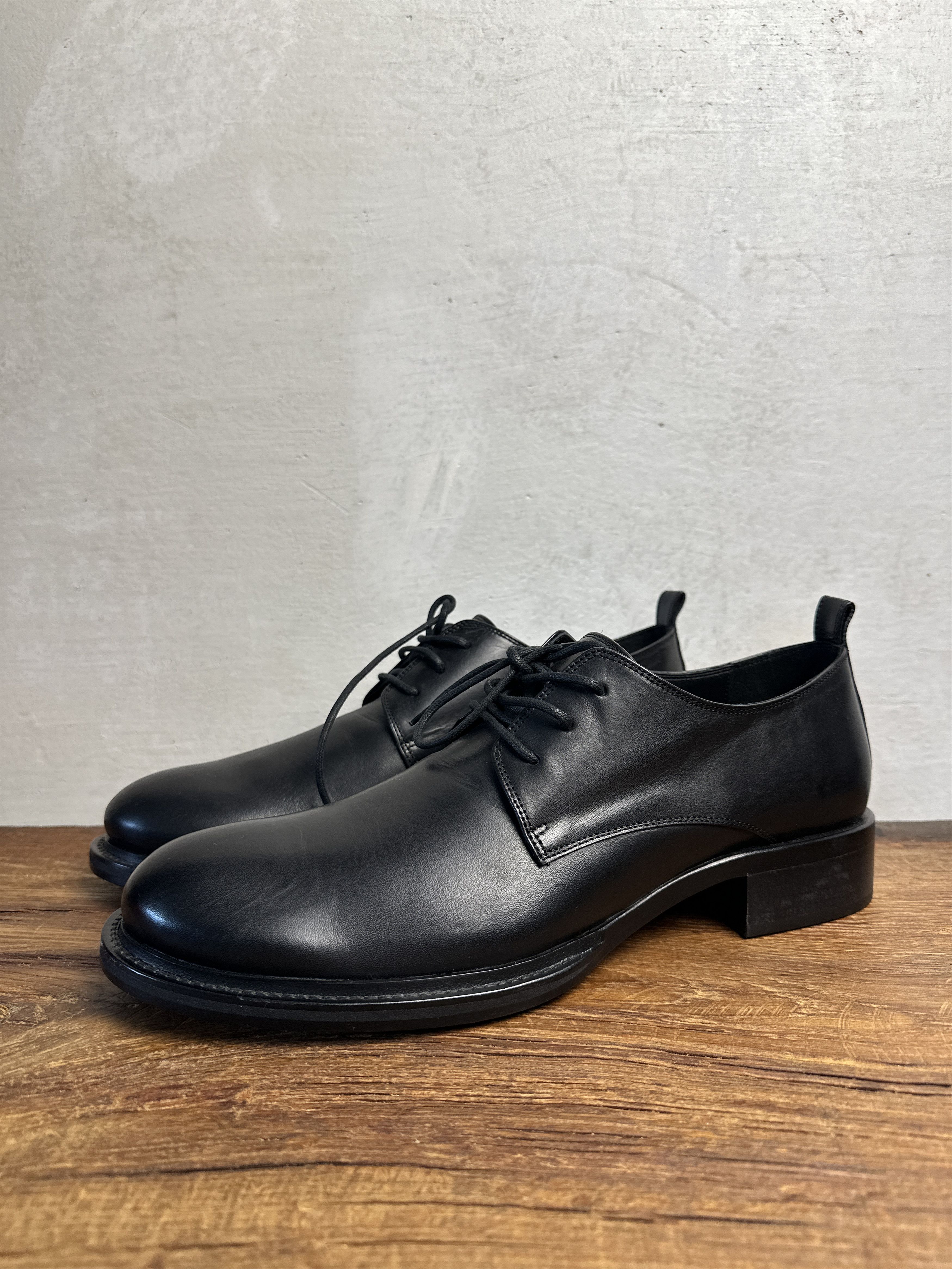 Ann Demeulemeester Ann demeulemeester Scarpe Derby Shoes in Pelle Nero Size US 11 / EU 44 - 2 Thumbnail