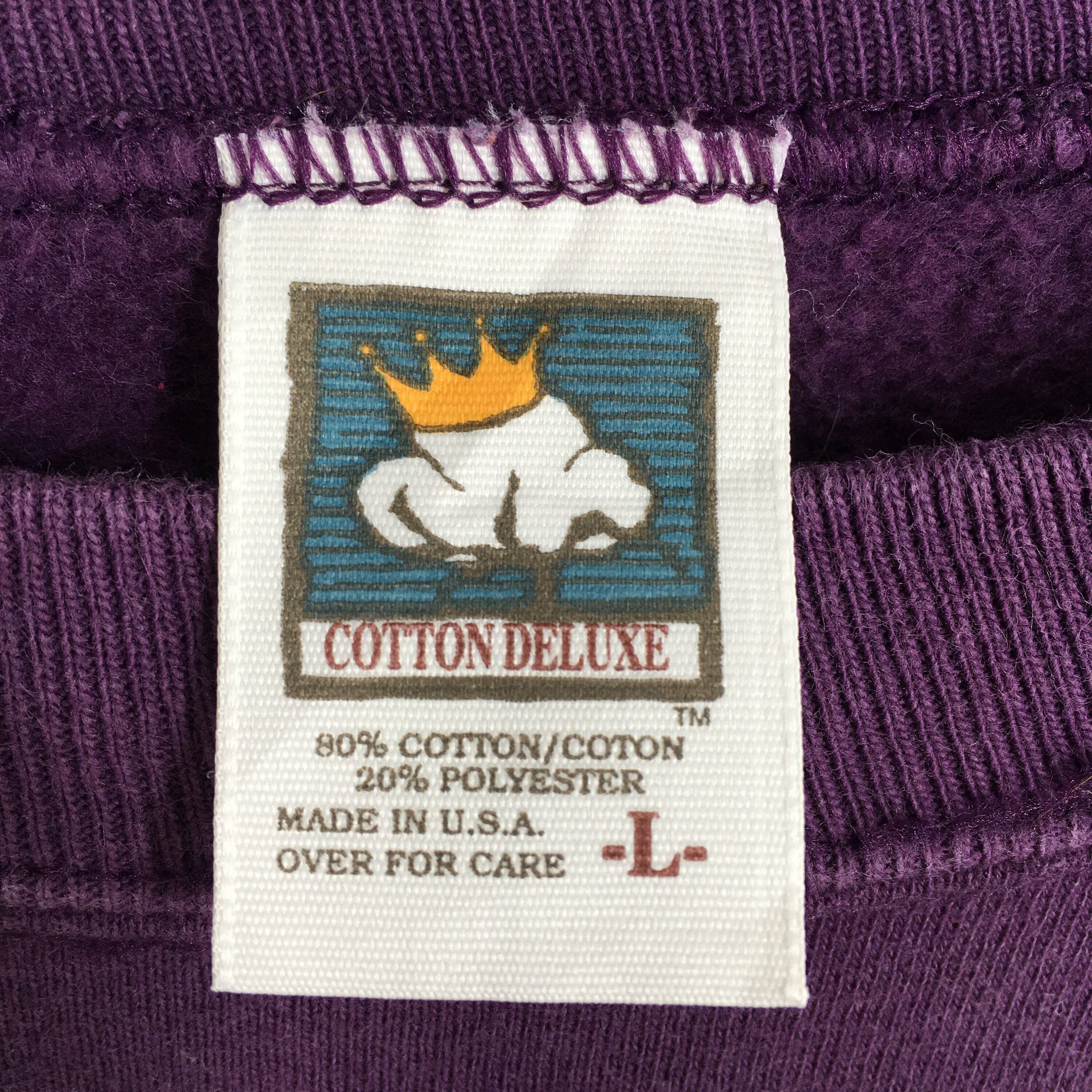 Vintage Plain Sports Purple Baggy Sweatshirt Jumper Large Size US L / EU 52-54 / 3 - 4 Thumbnail