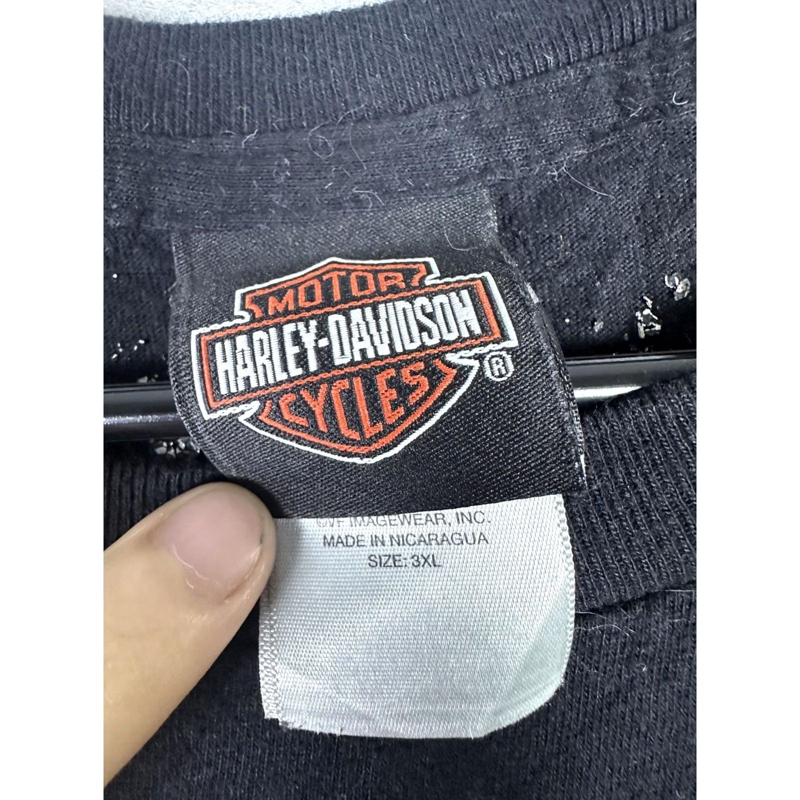 Harley Davidson Harley-Davidson Shirt Mens 3XL Sleeveless Biker Motorcycle Graphic Lakeland FL Black Size US XXL / EU 58 / 5 - 3 Thumbnail
