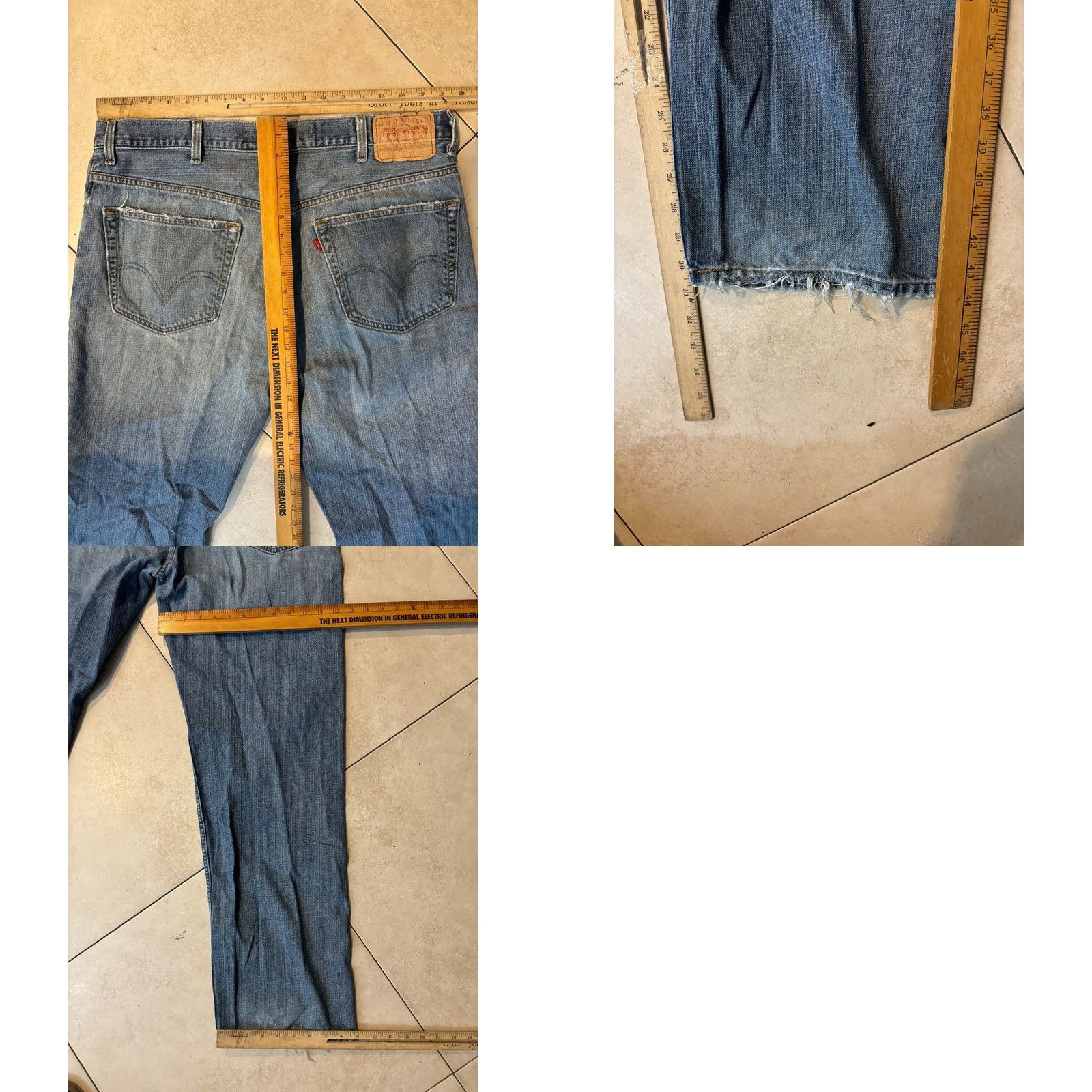 Levi's Levi's 559 Relaxed Straight Jeans 38x34 Denim Medium Wash 100% Cotton Blue Mens Regular Jeans 90s City Cowboy Logo USA Leather Patch (If any) Size US 38 / EU 54 - 8 Thumbnail