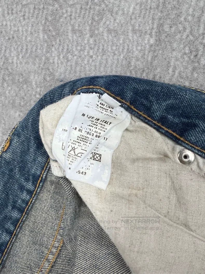 Helmut Lang HELMUT LANG Mud-Dyed Splatter Denim Pants Size US 33 - 6 Thumbnail