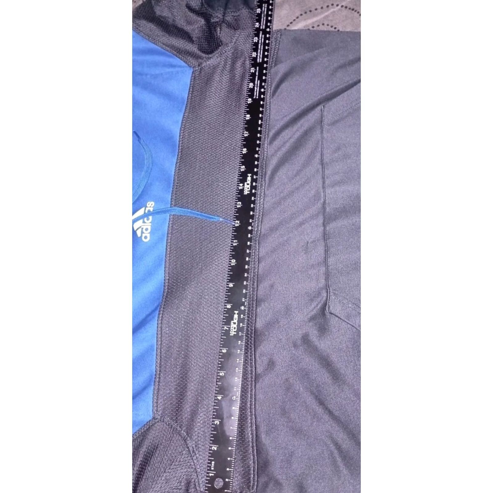 Adidas Adidas Basketball Sweatshirt Mens XL Black Hooded Pullover Long Sleeve Logo Embroidered - Regular Fit, All Seasons, Sportswear Size US XL / EU 56 / 4 - 5 Thumbnail