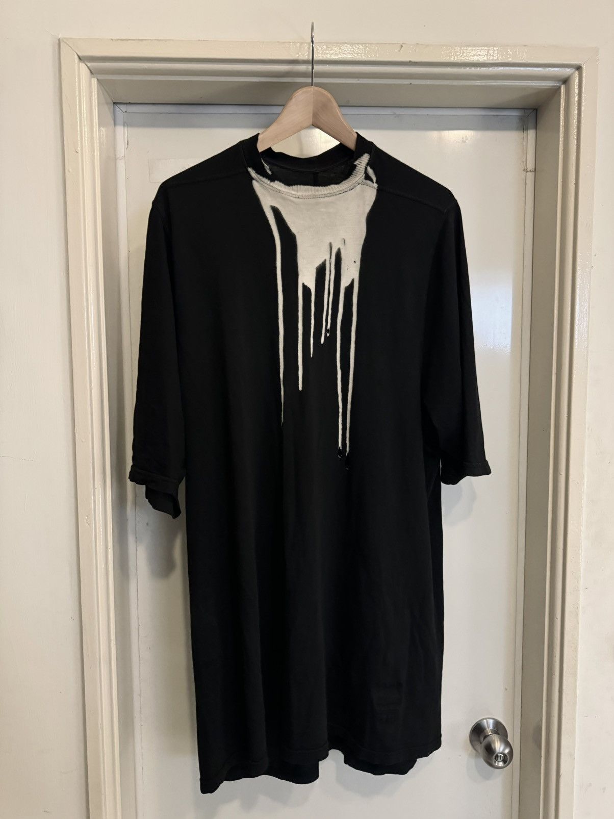 Rick Owens × Rick Owens Drkshdw Rick Owens Bleach Vomit Tee 