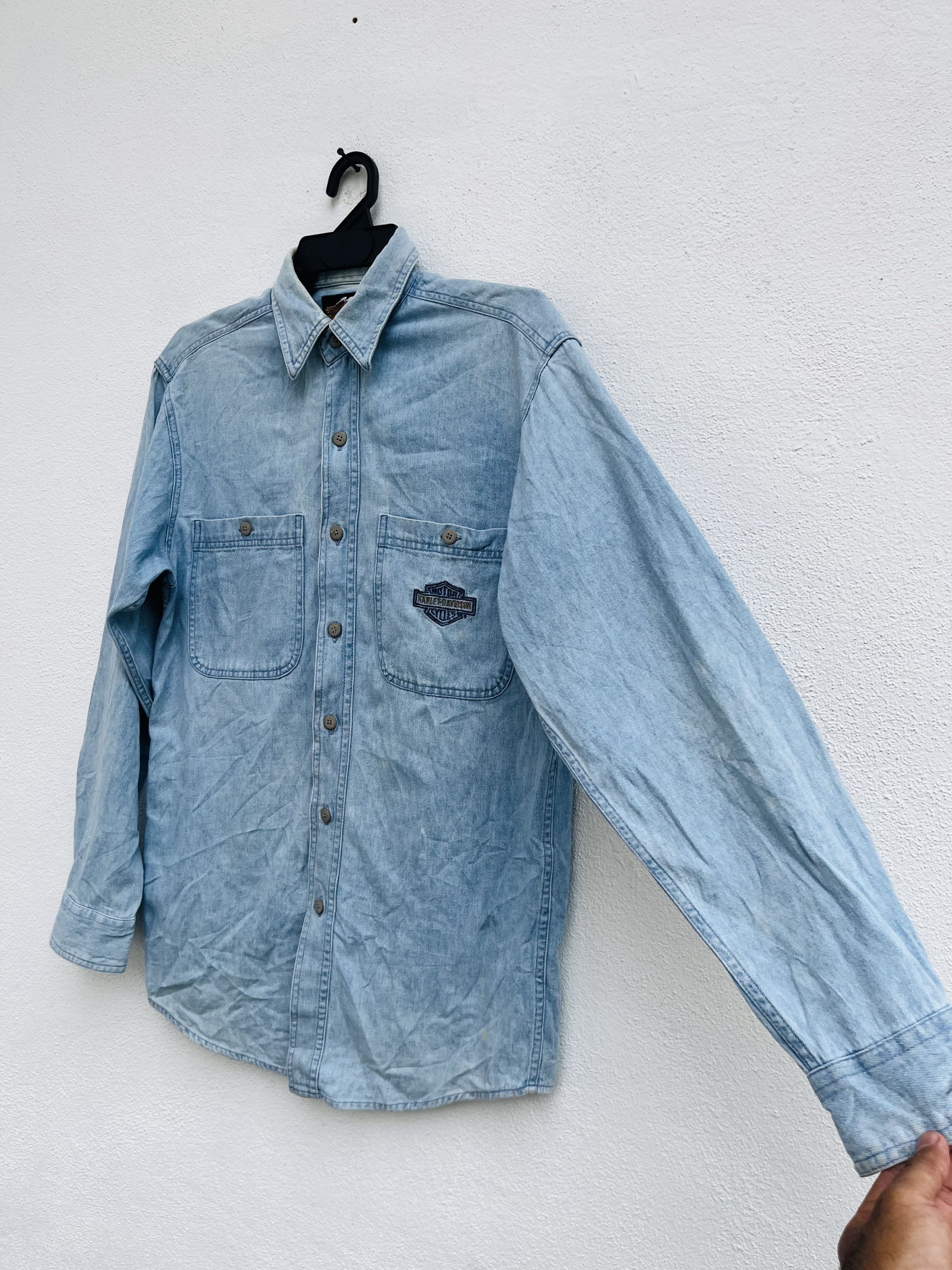 Harley Davidson Vintage Harley Davidson Motorcycle Fashion Style Shirt Size US M / EU 48-50 / 2 - 5 Thumbnail