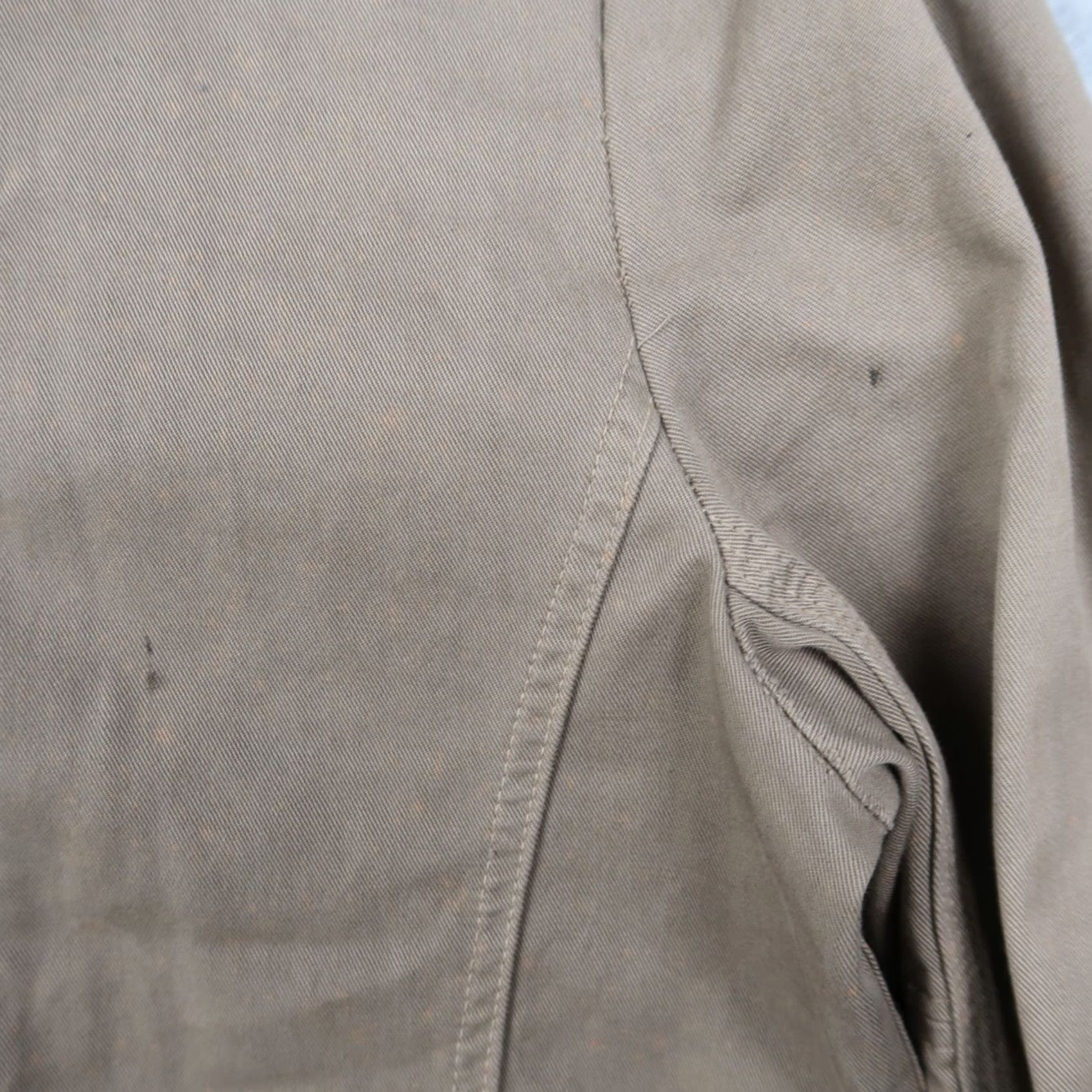 Nice Collective NICE Collective Military Jacket Khaki Mens S Small Cotton USA Made Field Jacket" Size US S / EU 44-46 / 1 - 4 Thumbnail