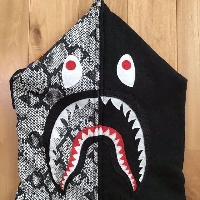 Bape BAPE Snake shark full zip hoodie a bathing ape NIGO Size US XXL / EU 58 / 5 - 6 Thumbnail