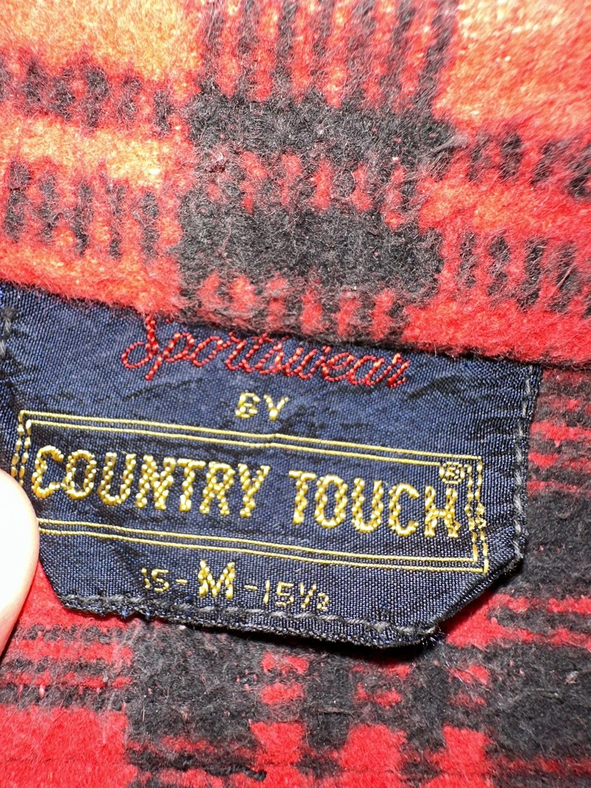 Vintage Vintage Red/Black Checked Flannel Size US M / EU 48-50 / 2 - 2 Thumbnail
