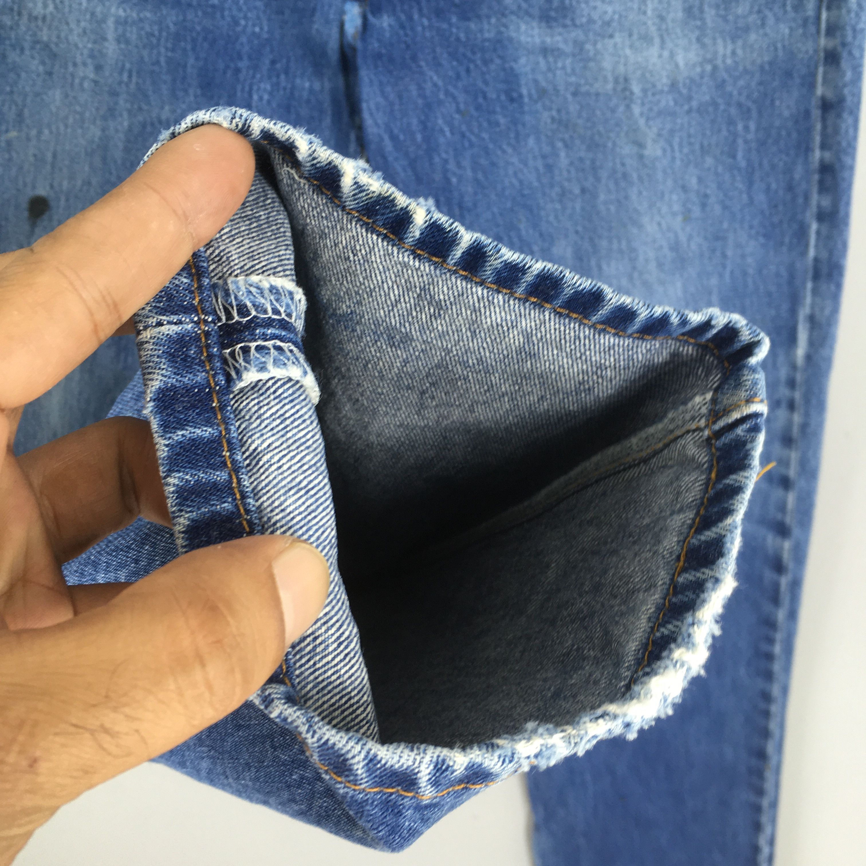 Levi's Size 30x32 Vintage 90s Levi's 501 Faded Blue Jeans S1390 Size US 30 / EU 46 - 4 Thumbnail