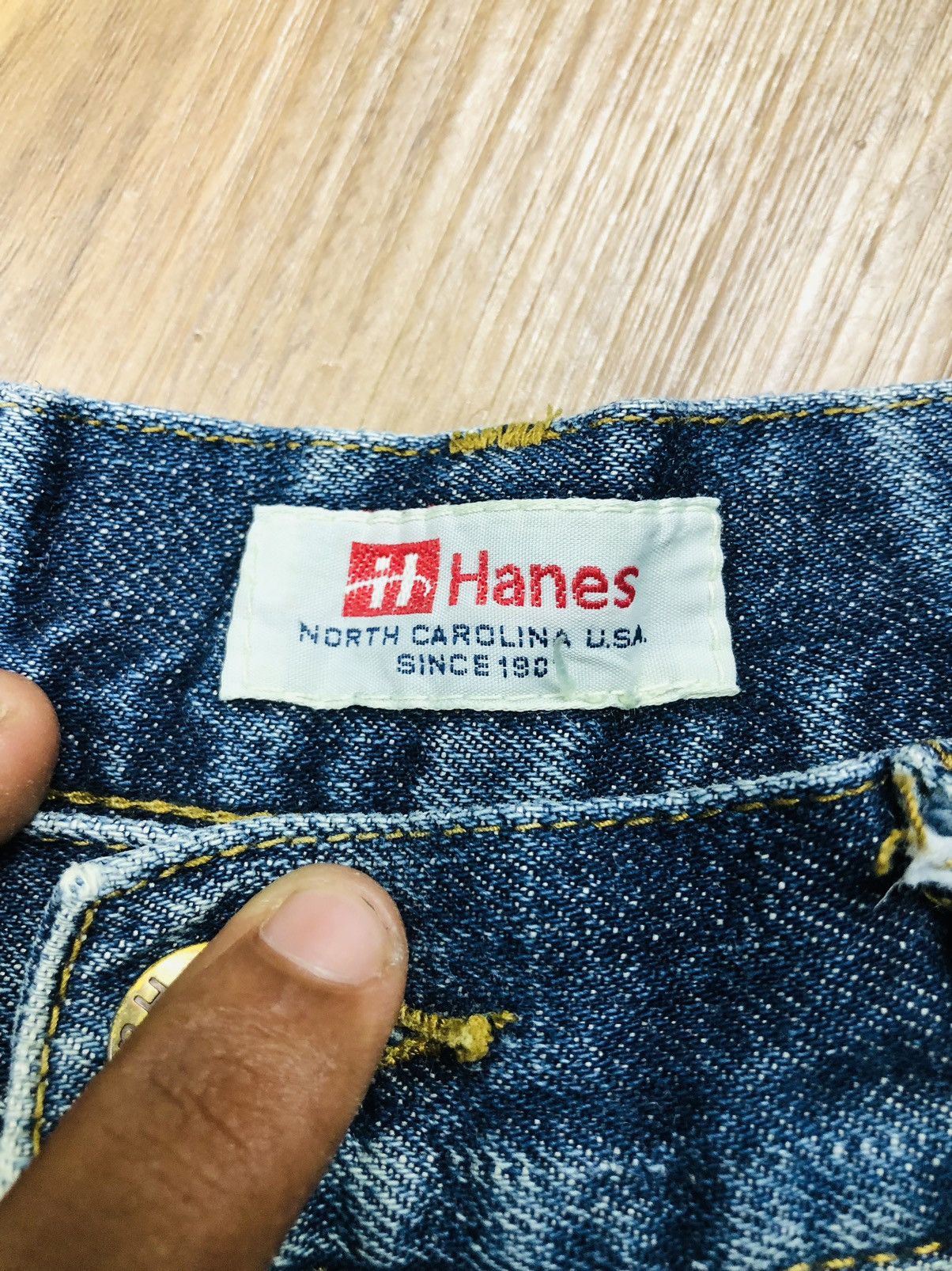 Hanes Hanes Distress Jeans (36) Size US 30 / EU 46 - 13 Thumbnail