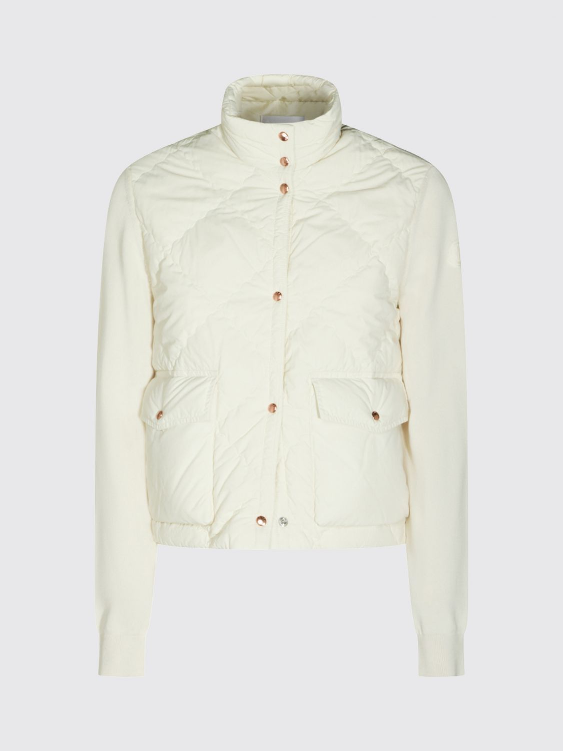 Moncler Moncler Jacket Woman White Size S / US 4 / IT 40 - 1 Preview