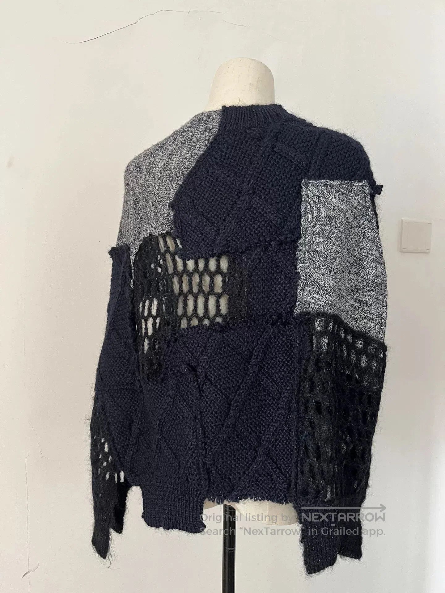 Junya Watanabe junya watanabe knitted sweater shawl. Size US M / EU 48-50 / 2 - 3 Thumbnail