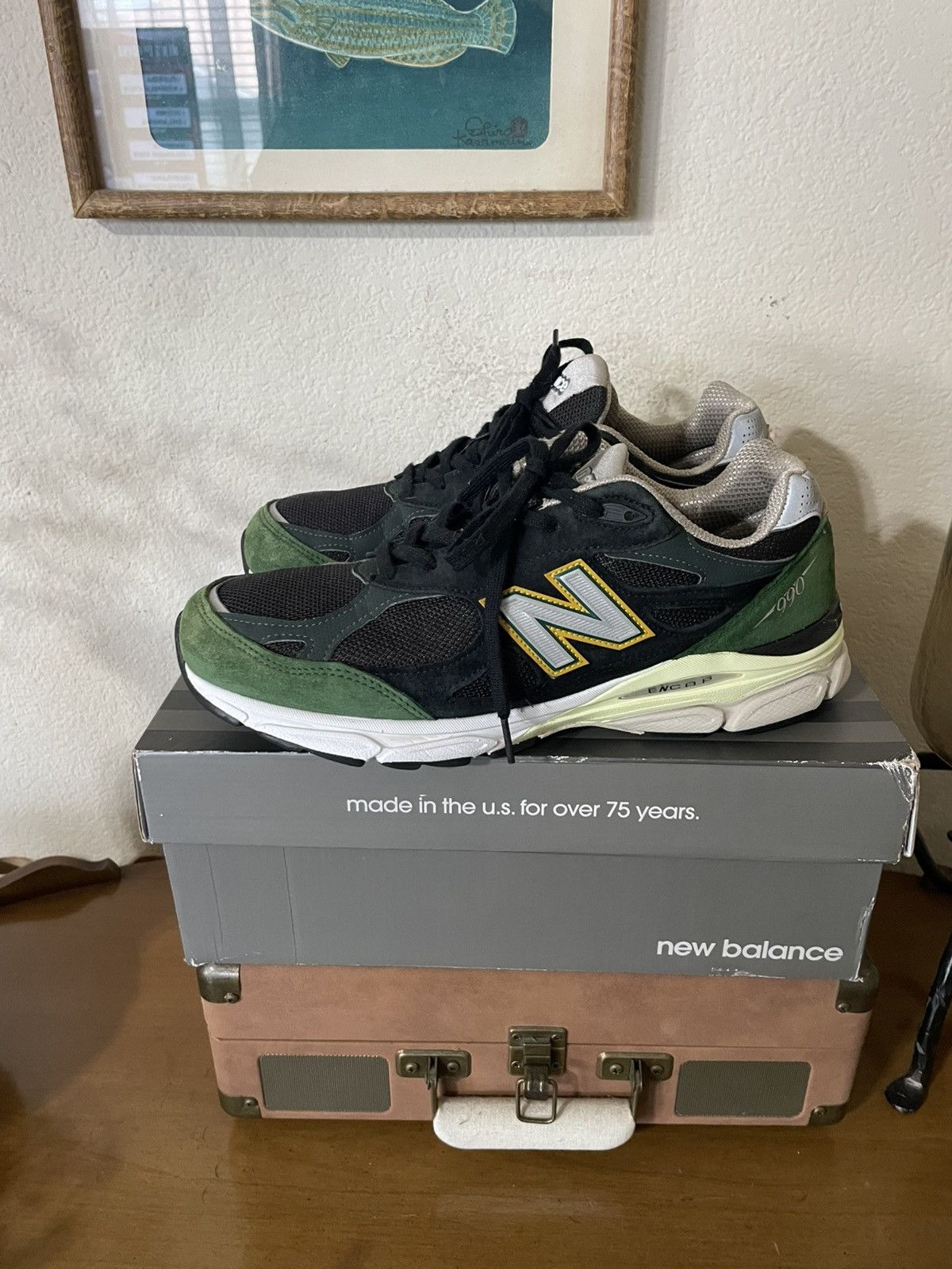 New Balance 990v3 MiUSA running shoes Size US 11 / EU 44 - 1 Thumbnail