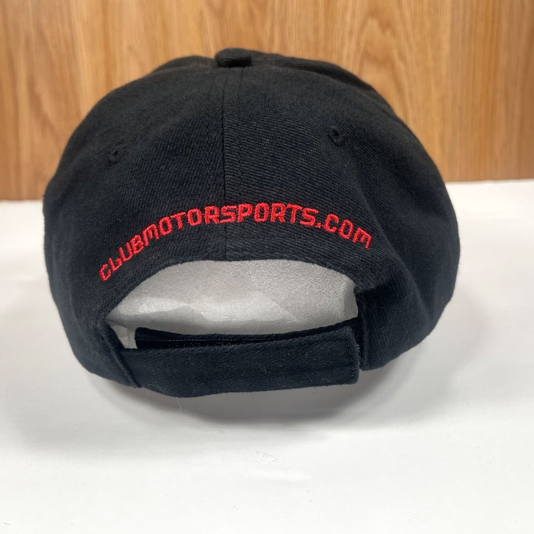 Vintage Trim Wear Club MotorSports Embroidered Adult Adjustable StrapBack Hat Cap Black Mens Baseball Cap Size ONE SIZE - 4 Thumbnail