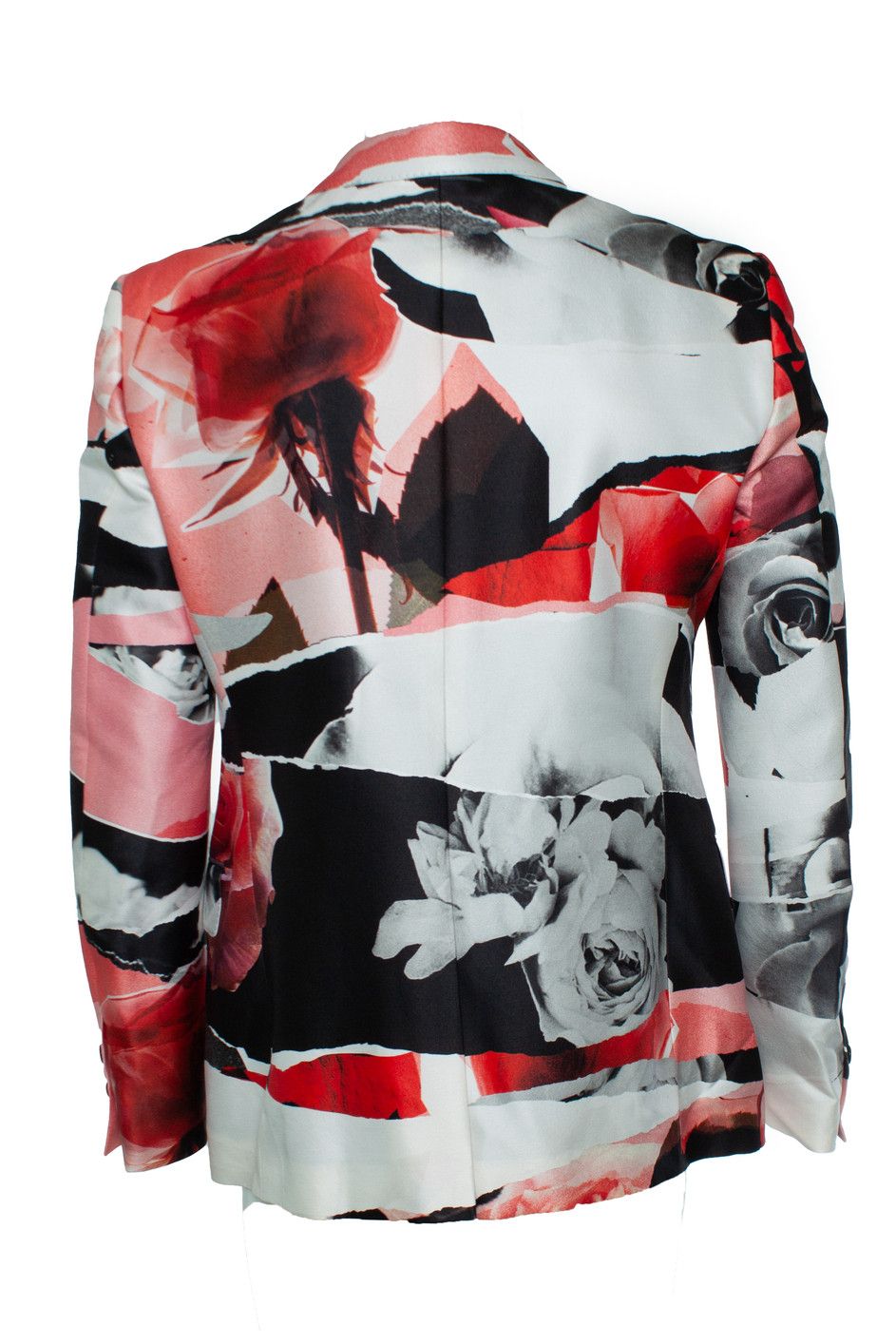 Alexander McQueen Alexander McQueen, Rose printed blazer Size 52R - 3 Thumbnail